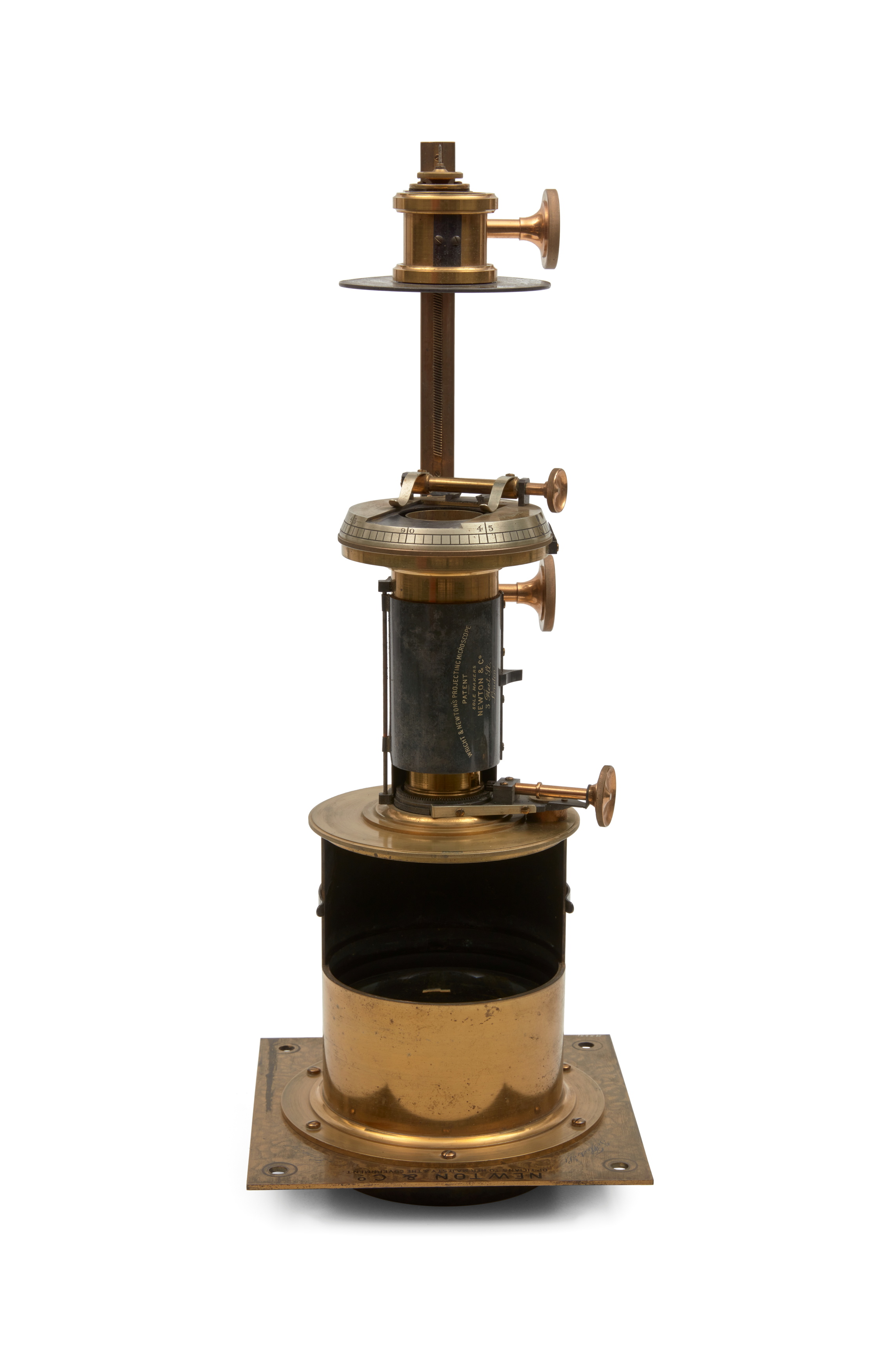 Projection microscope made by Newton & Co and used by Royal Society of New South Wales