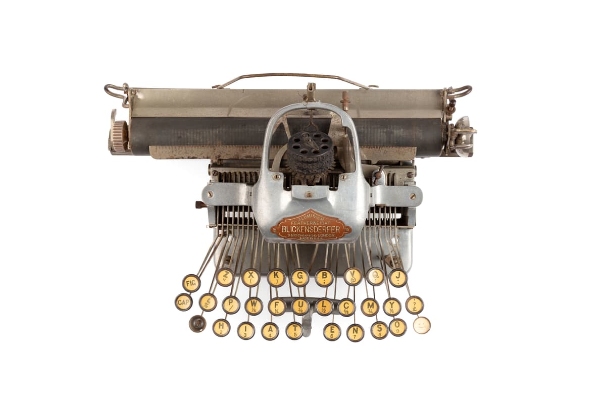 Powerhouse Collection - Portable typewriter made by Blickensderfer