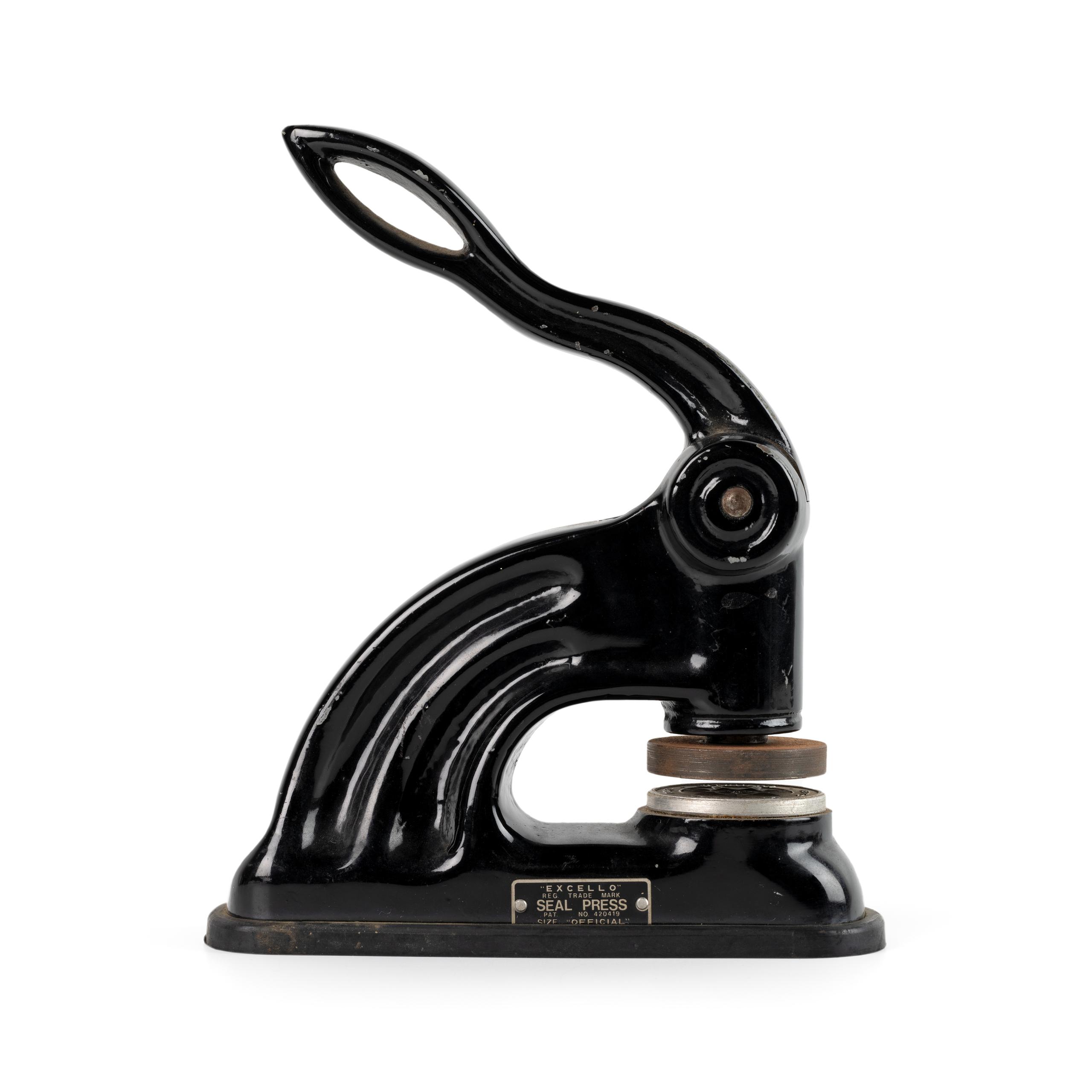 EXCELLO SEAL PRESS エンボス シールプレス機エンボッサー刻印機 Powerhouse Collection - 'Excello Seal Press' paper embossing press