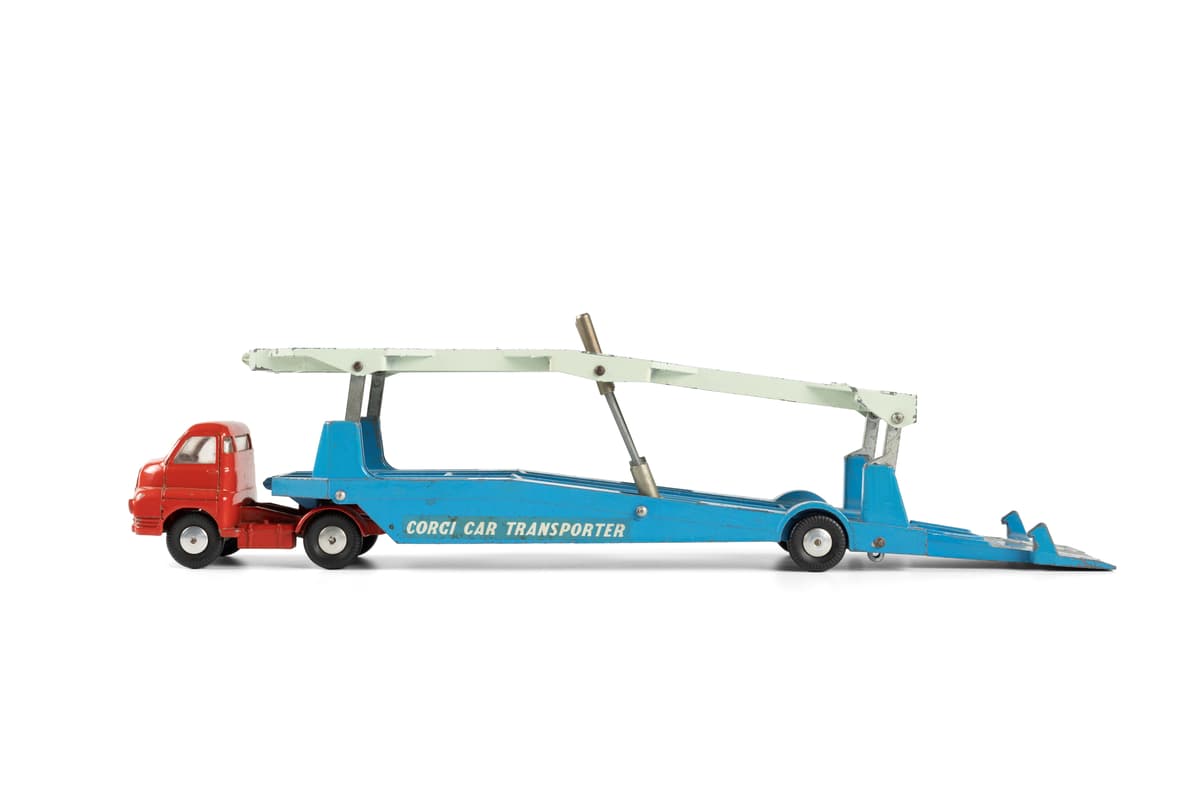 CORGI MAJOR TOYS カートランスポーター vintage Corgi Major toy Carrimore Mark IV transporter made