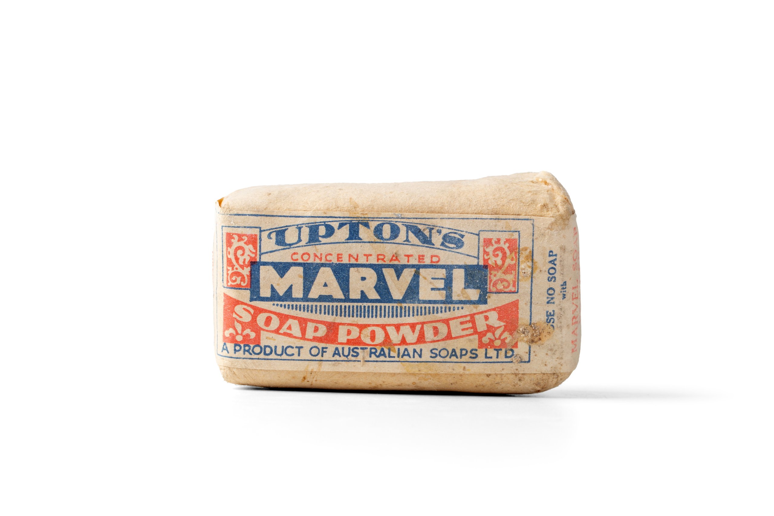 Powerhouse Collection - 'Uptons Concentrated Marvel Soap Powder' packet by  Australian Soaps Ltd