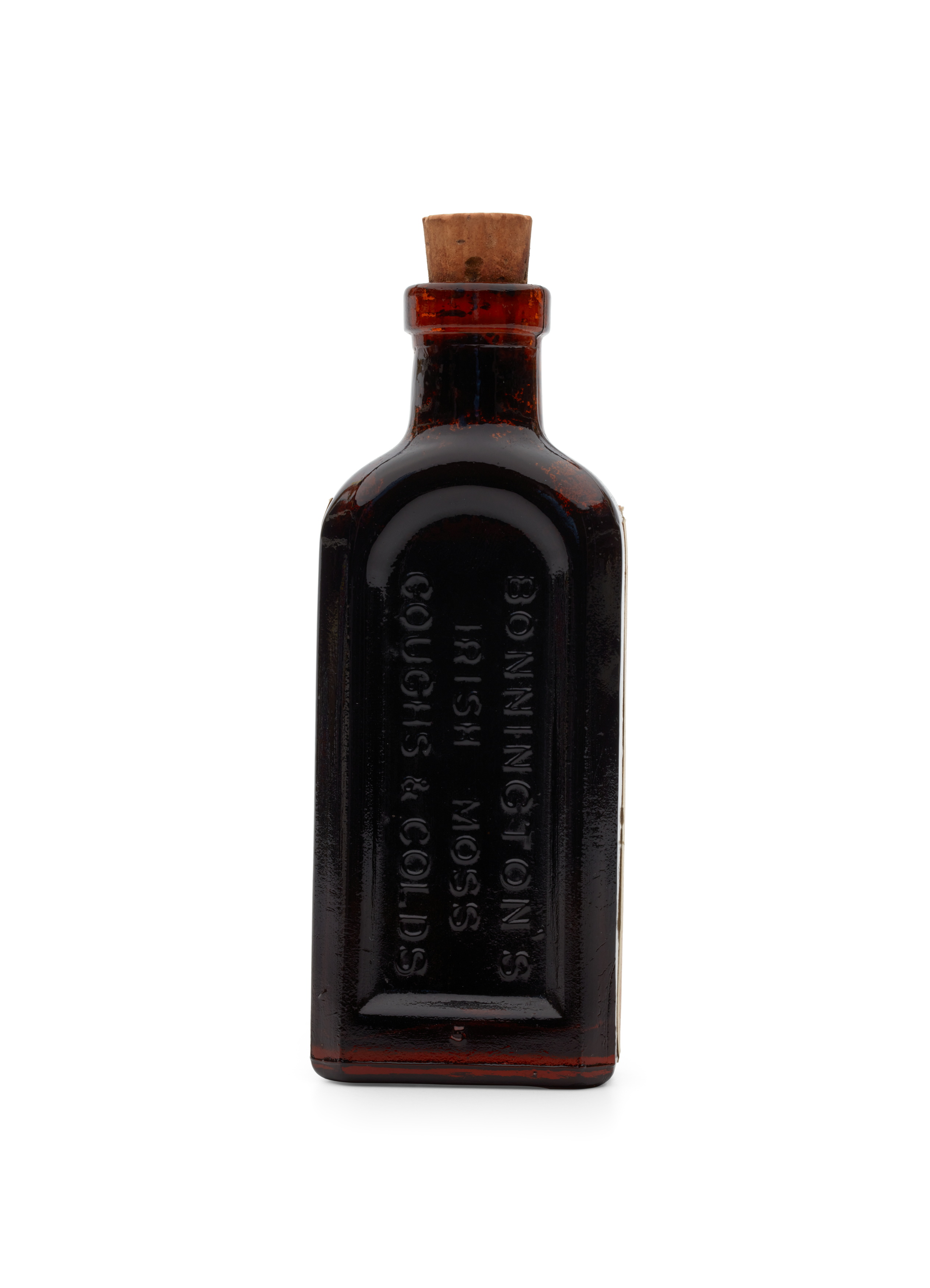 Bonnington's Irish Moss' cough syrup medicine bottle