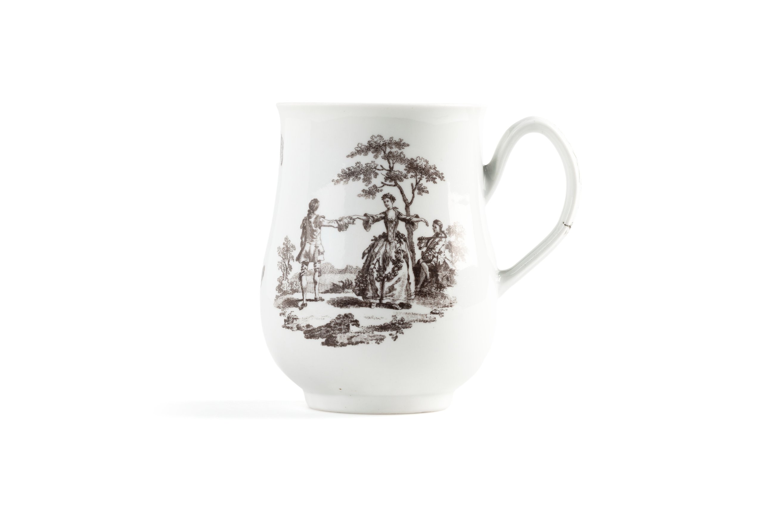 Porcelain mug by Worcester
