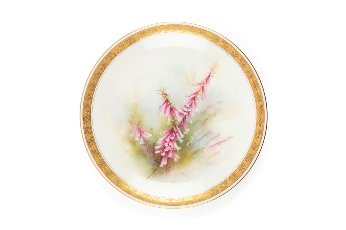 Powerhouse Collection - Royal Worcester plate handpainted by