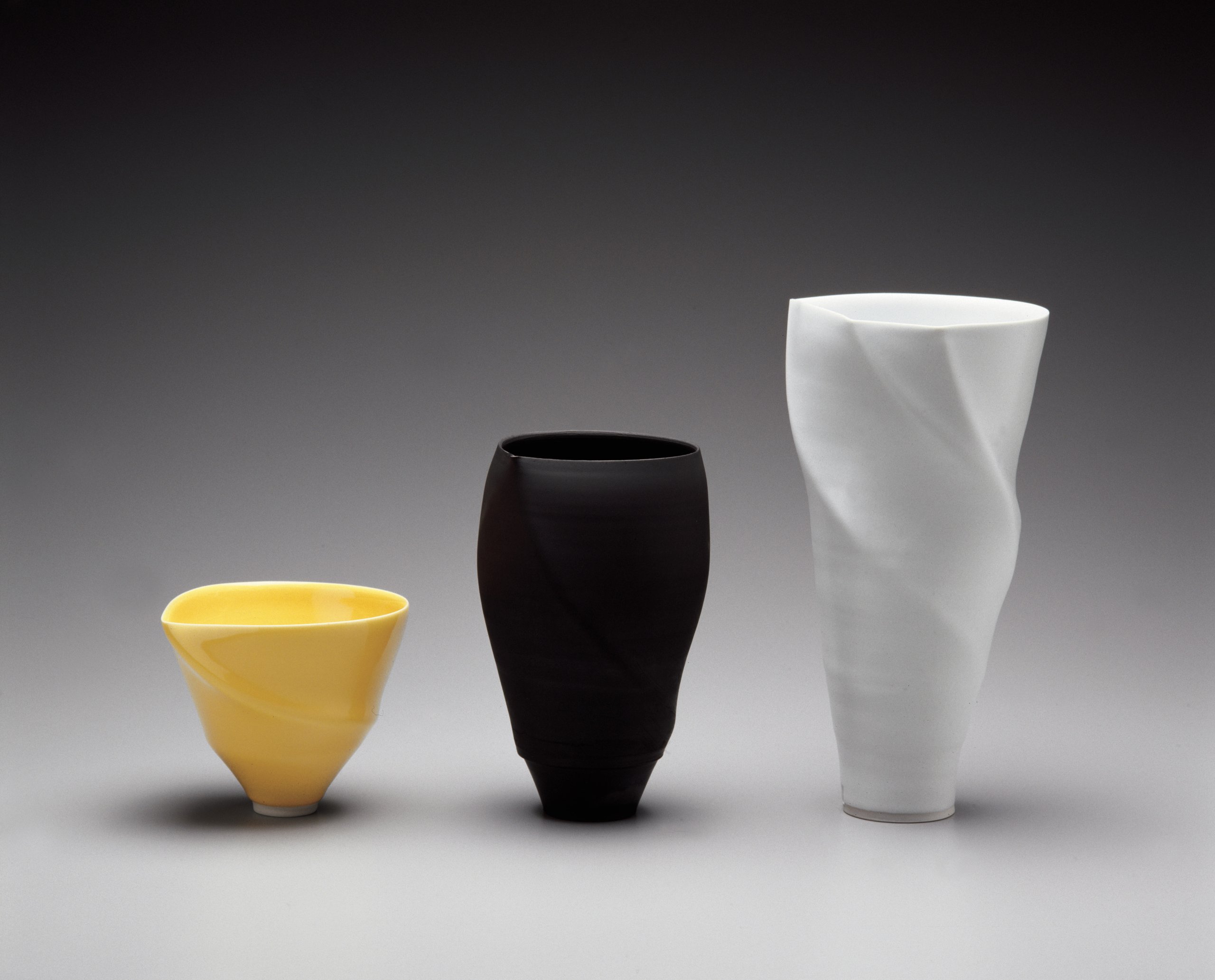 'Spiral form' vase by Victor Greenaway