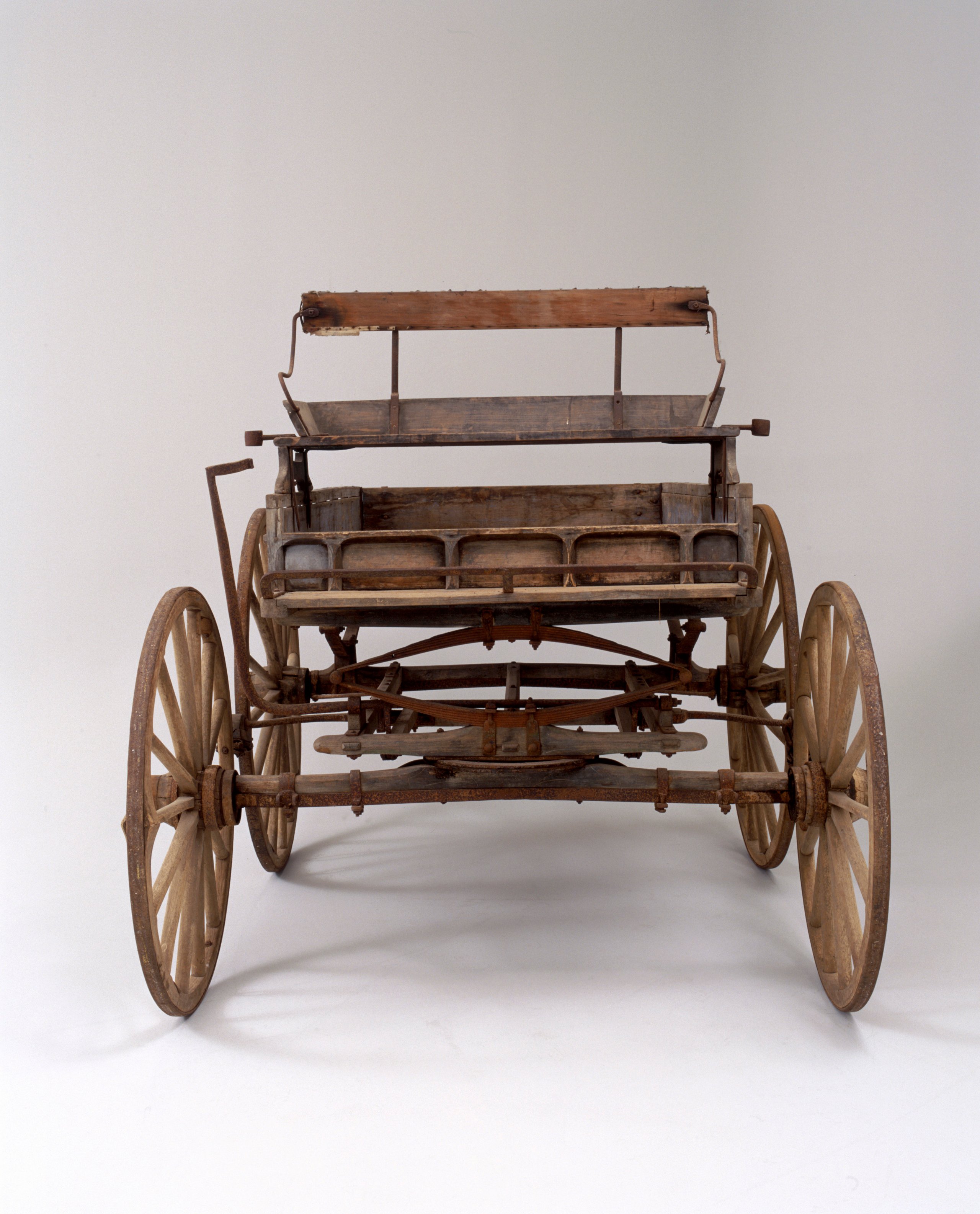 American-style light box delivery wagon used by Wong family, NSW, 1870s-1916