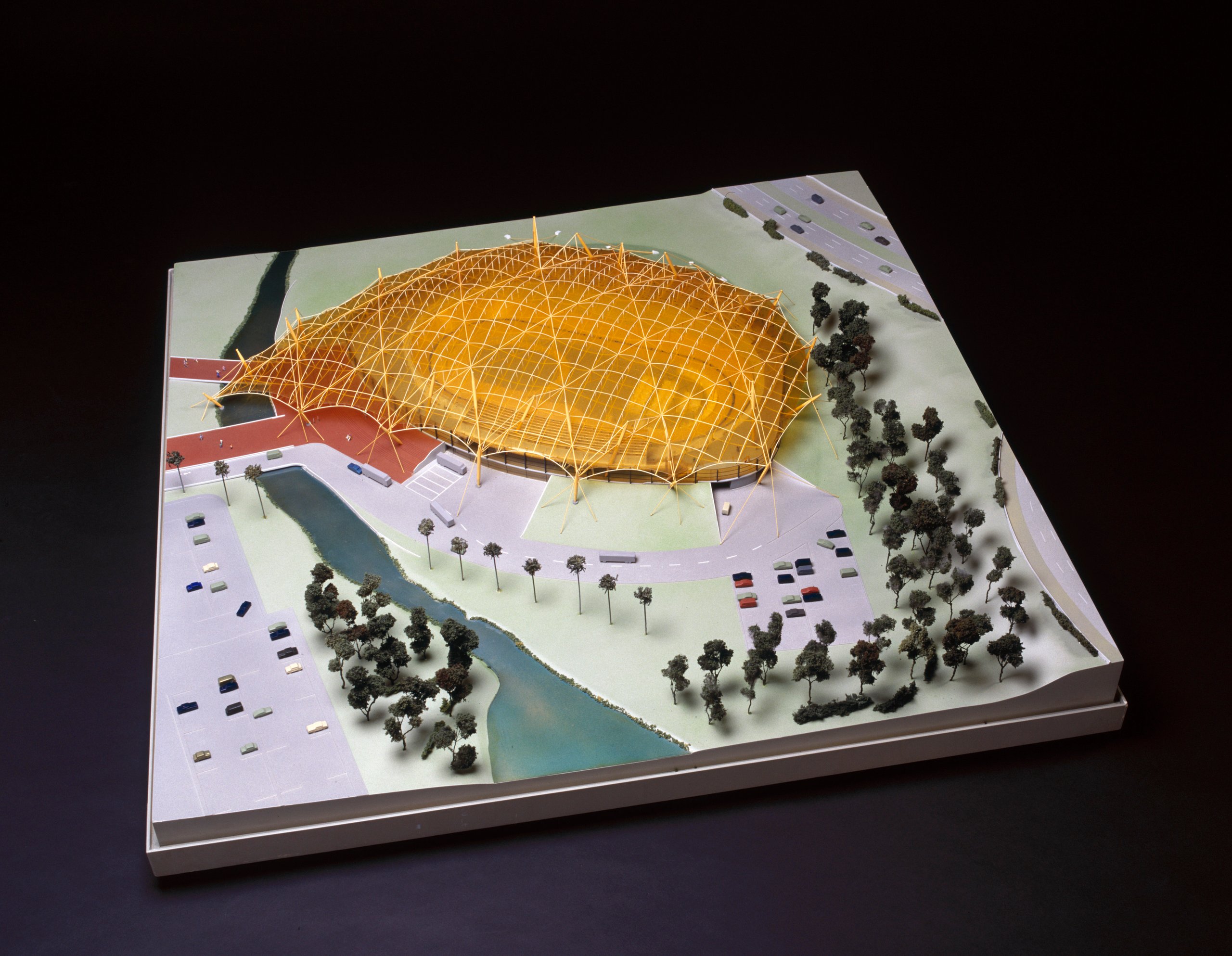 Velodrome model by Paul Ryder and Paula Valsamis