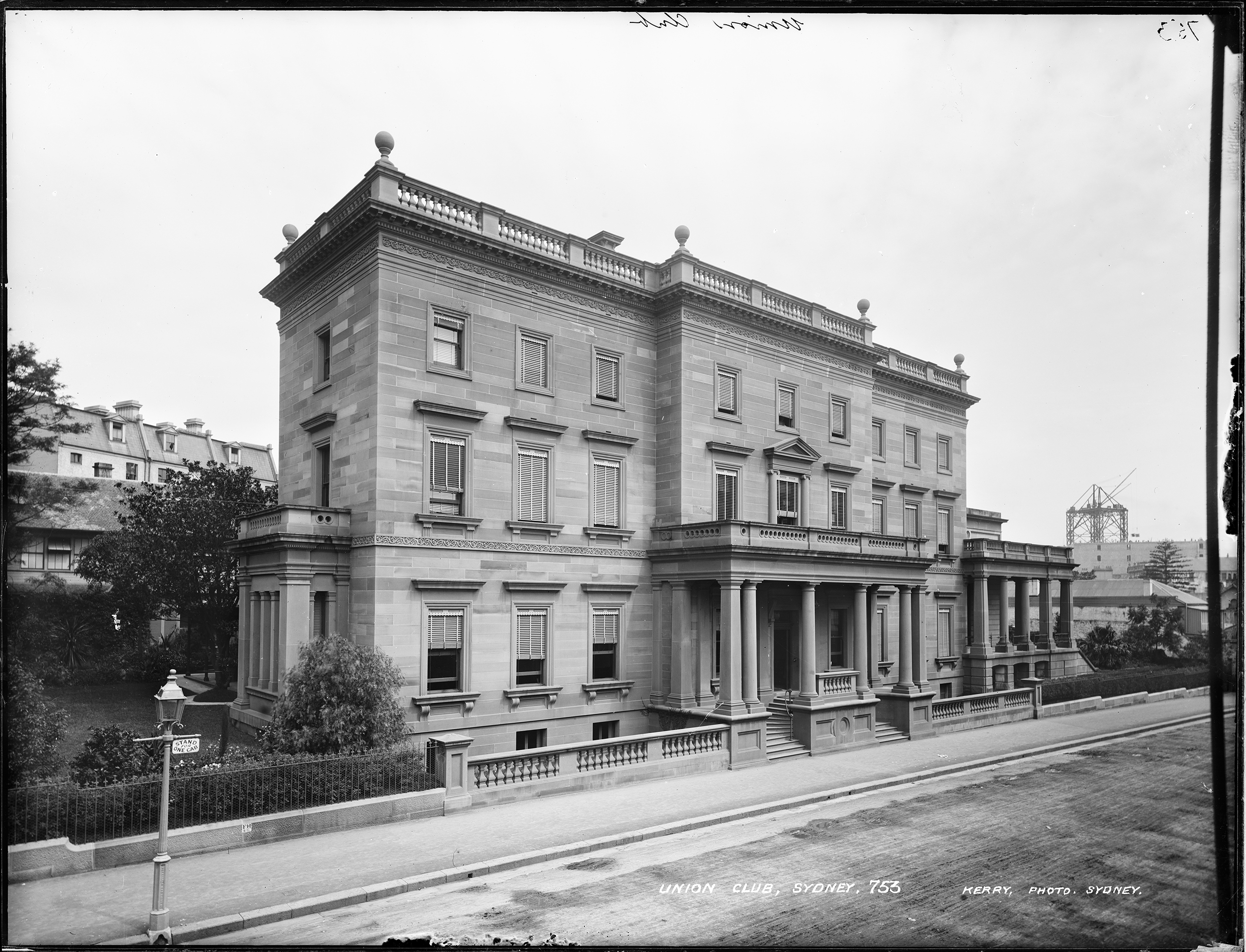 'Union Club, Sydney' by Kerry and Co from the Tyrrell Collection