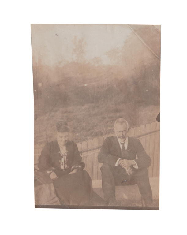 Photograph of Lawrence Hargrave and Mrs Margaret Preston Hargrave