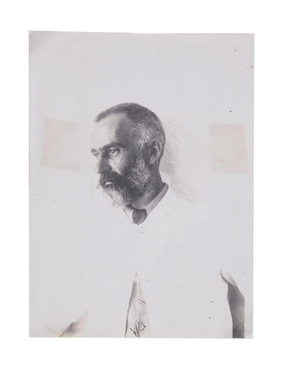 Photograph of Lawrence Hargrave convalescing from typhoid