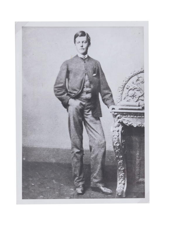 Photograph of Lawrence Hargrave as a boy by the Freeman Brothers