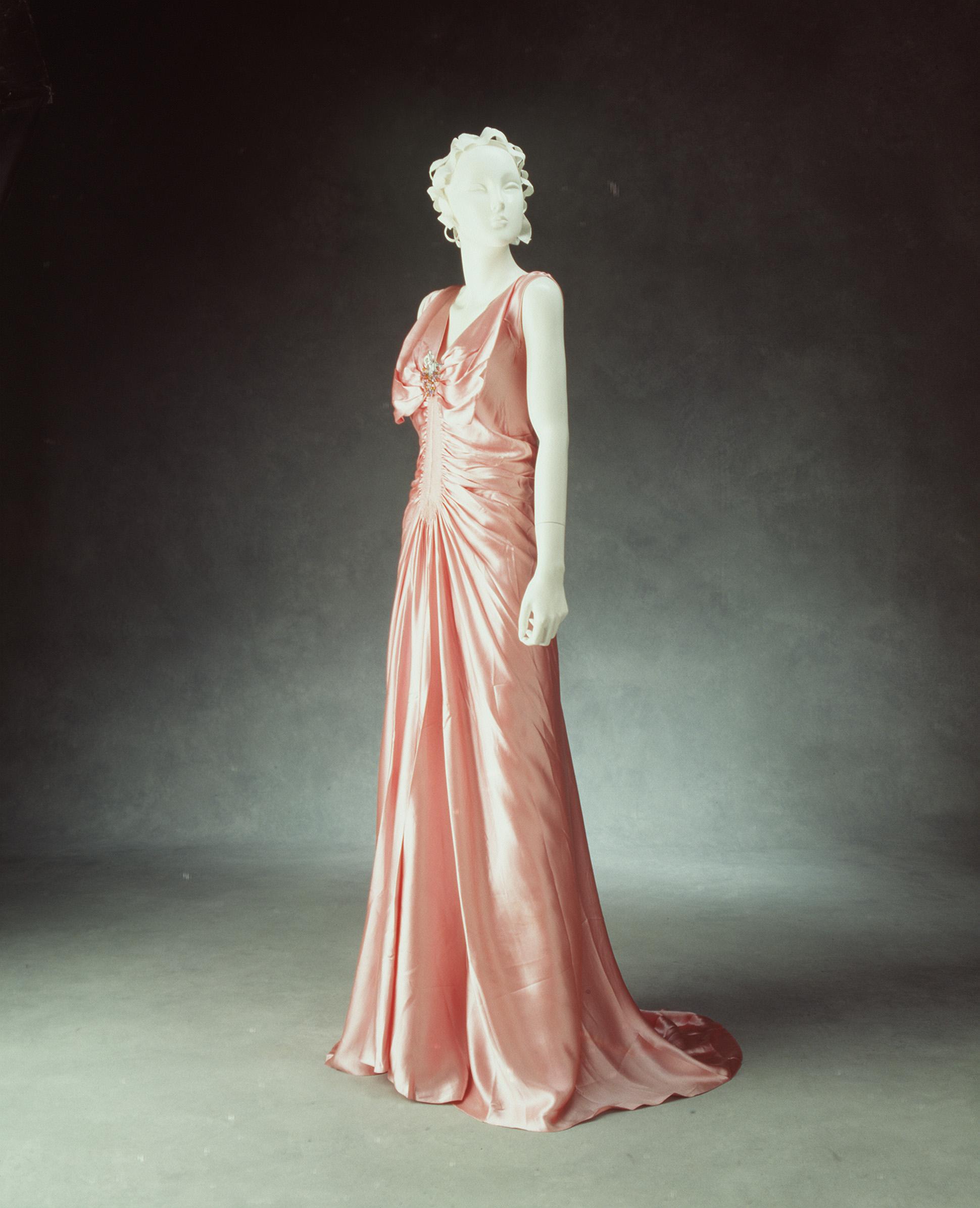 Powerhouse Collection - Womens evening dress from the Allen collection, c.  1930