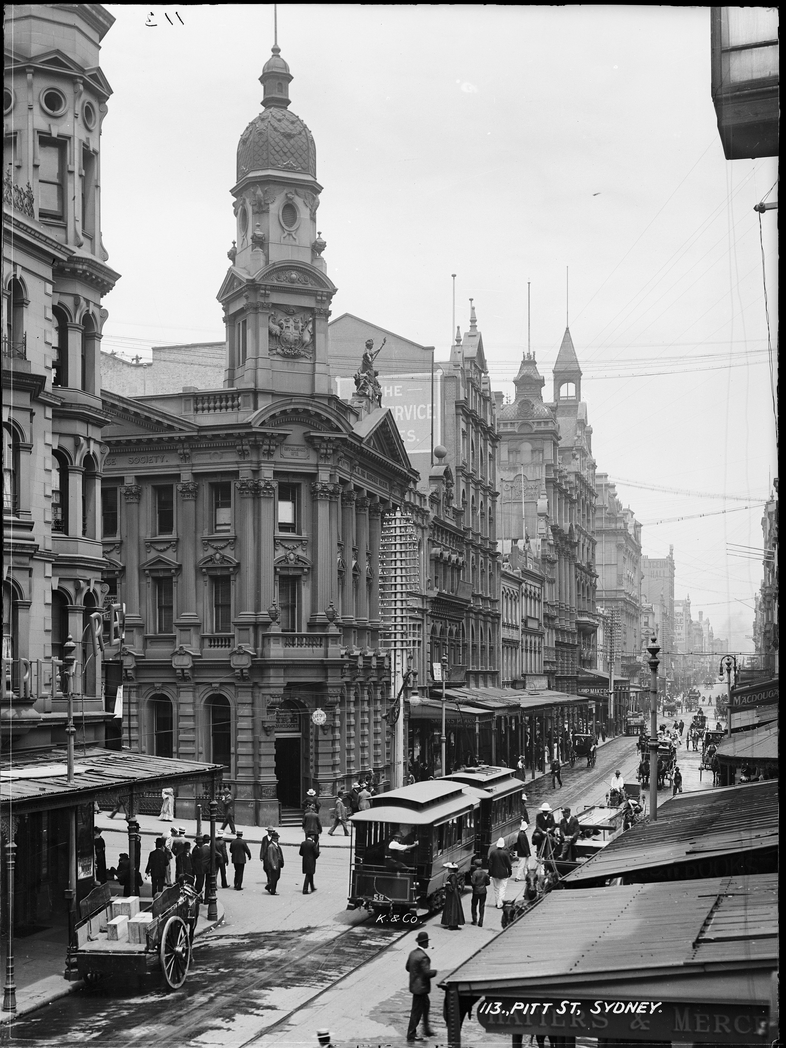 'Pitt St, Sydney' by Kerry and Co from the Tyrrell collection