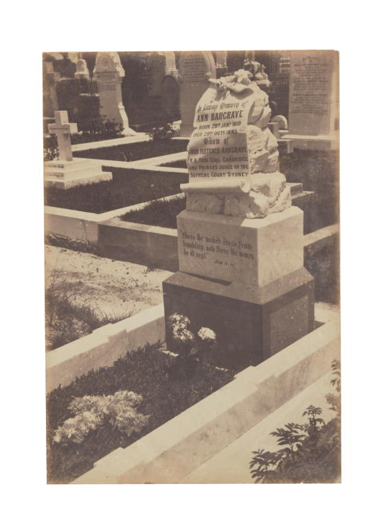 Photograph of Ann Hargrave's grave