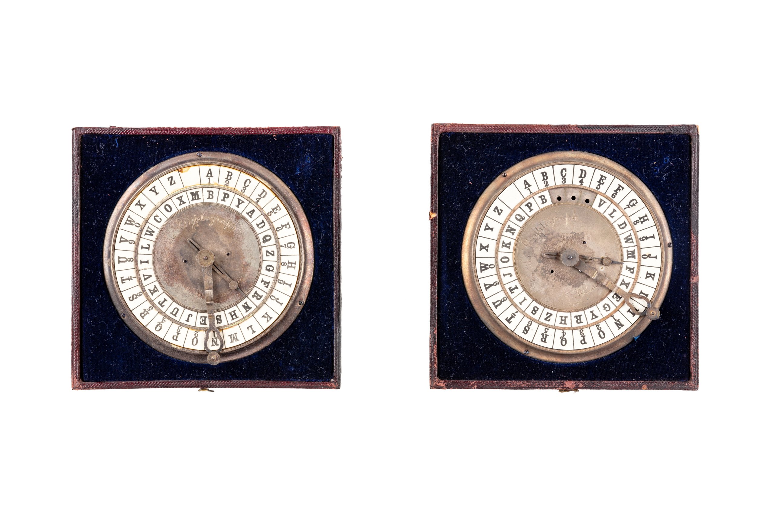 Set of Wheatstone telegraph dials