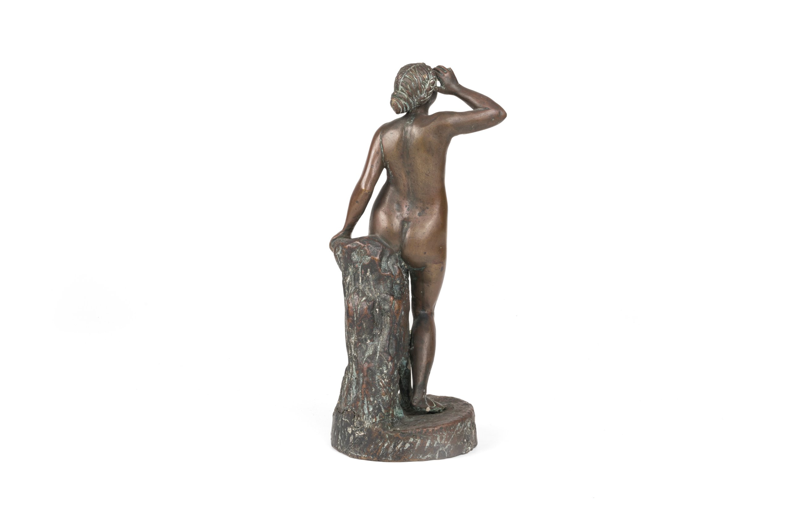 Bronze statuette made late 19th century