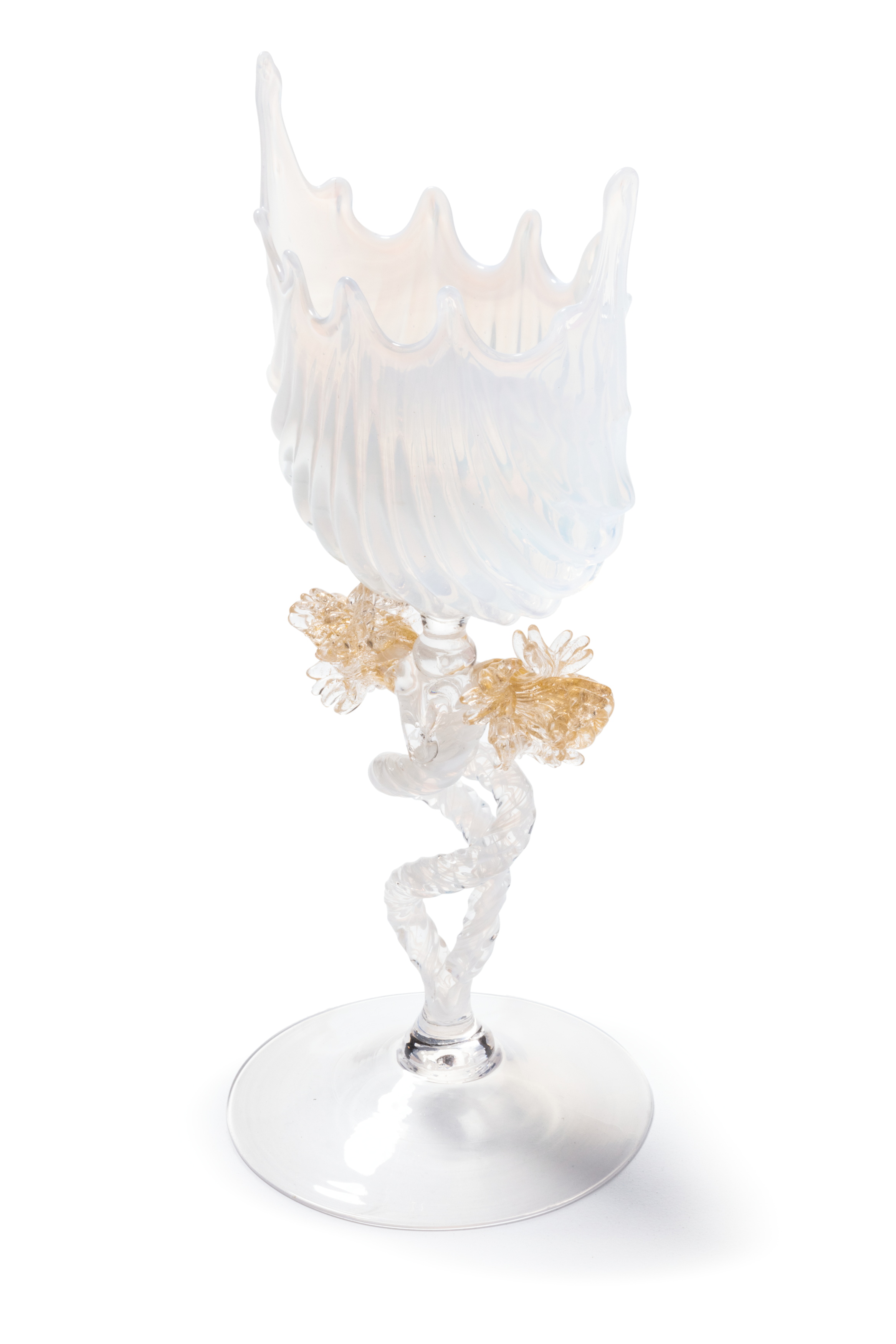 Murano glass goblet