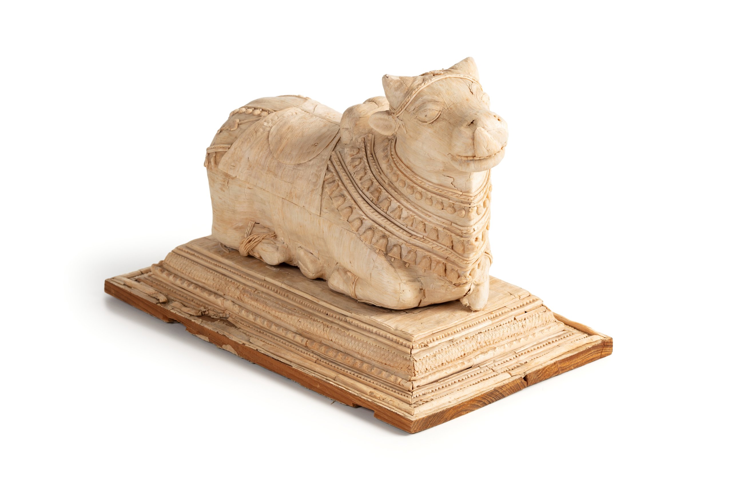 Model of a Brahmin bull made from the pith of Aeschynomene Sesban