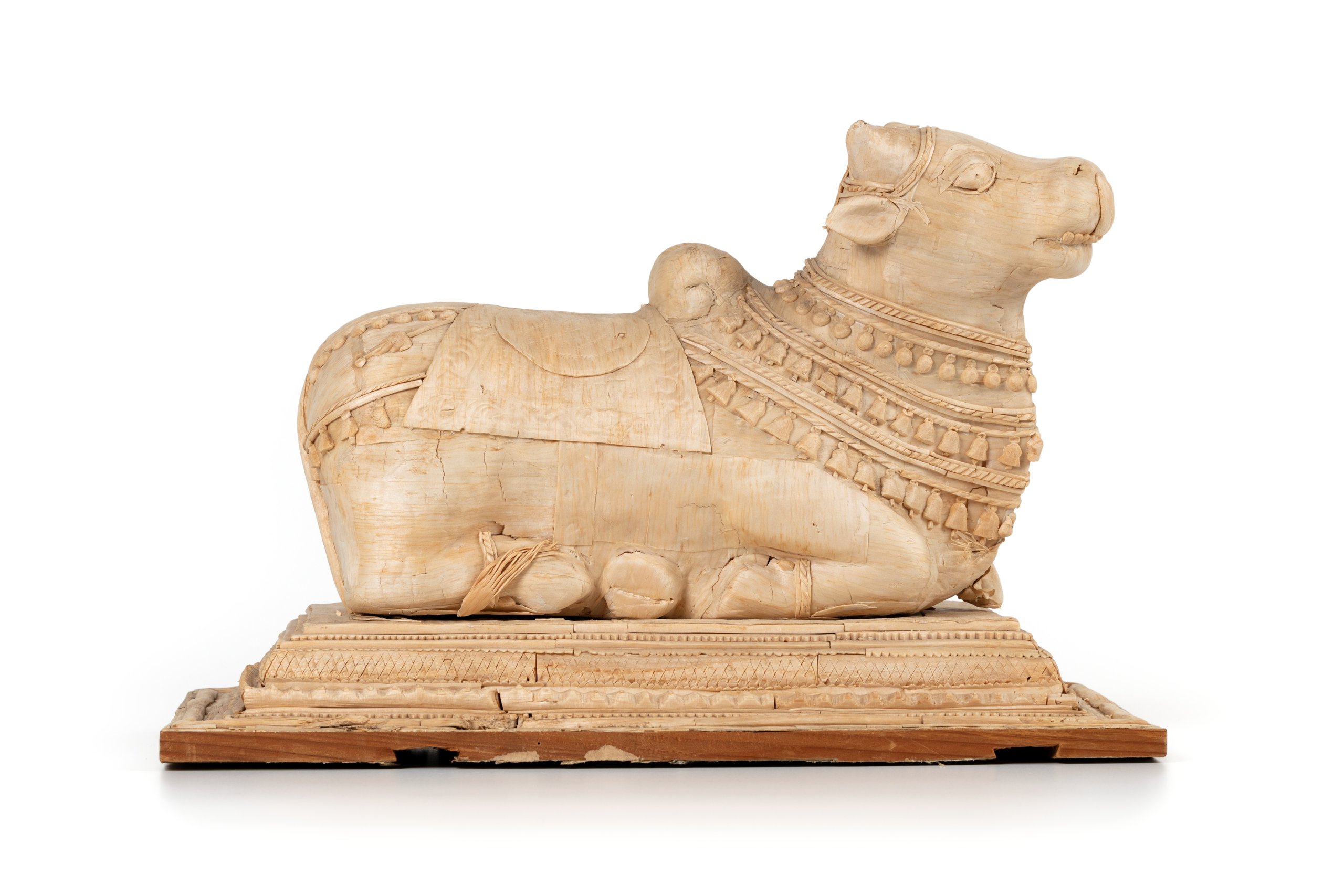 Model of a Brahmin bull made from the pith of Aeschynomene Sesban