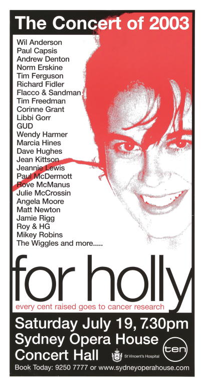 Concert for Holly poster