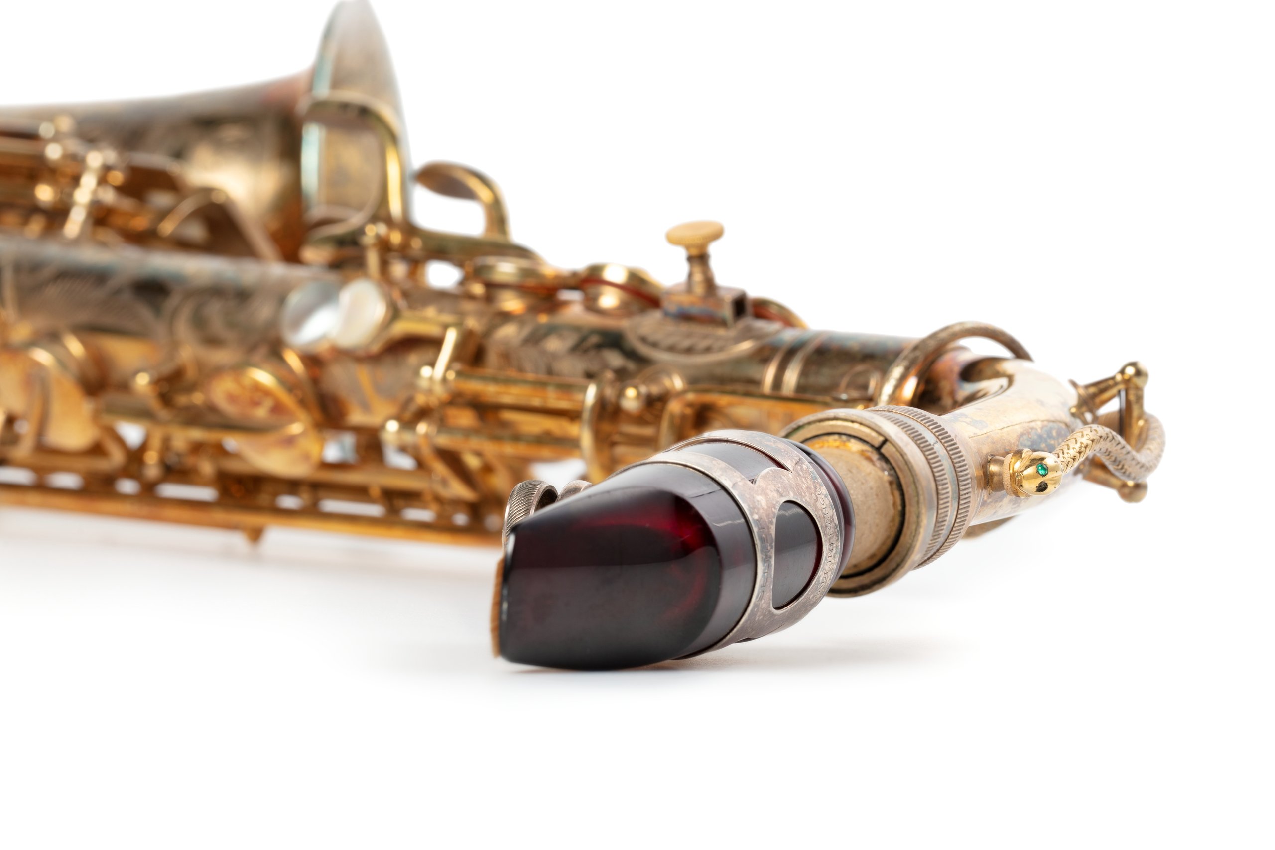 Alto saxophone by J E Becker