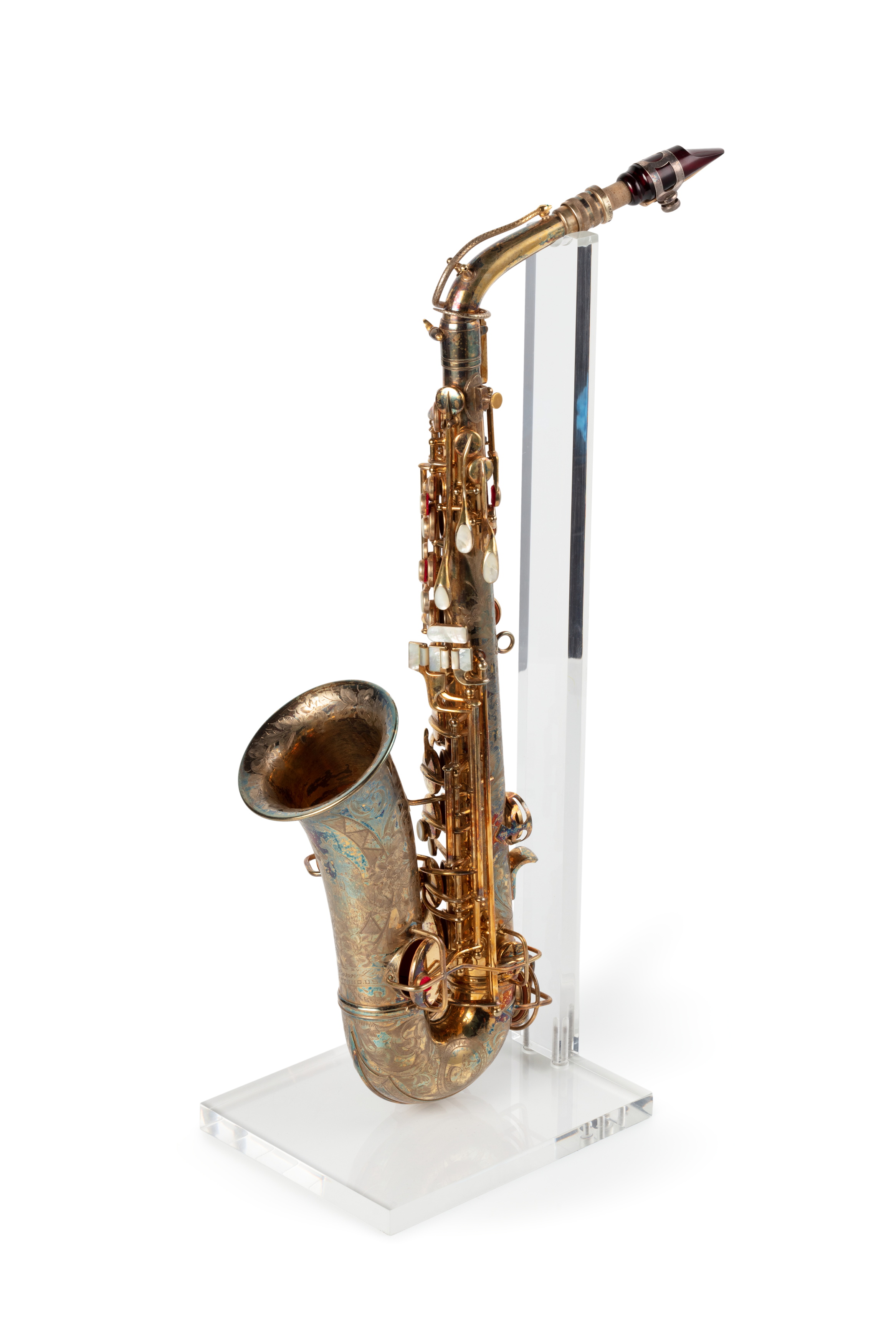 Alto saxophone by J E Becker