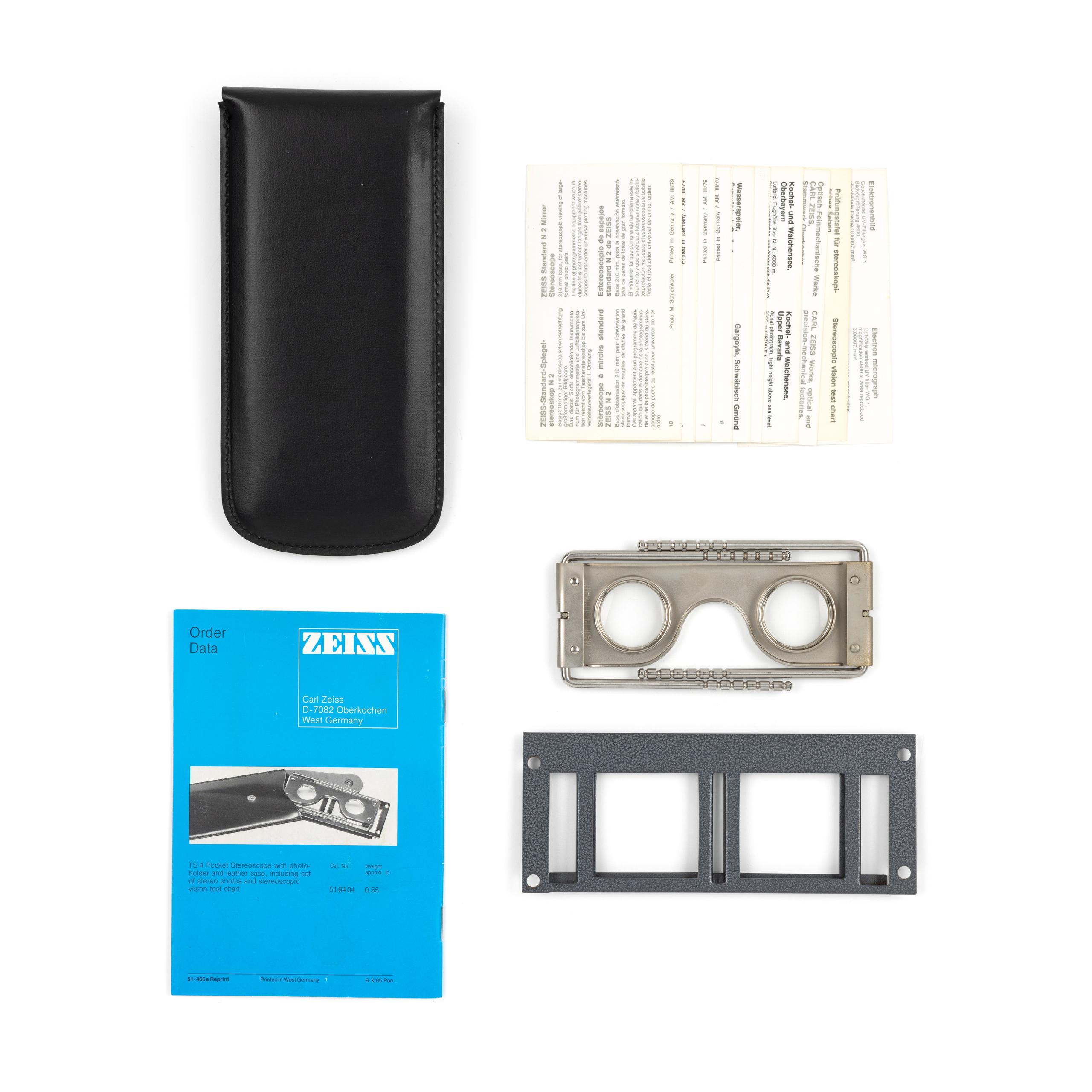 Powerhouse Collection - Zeiss Pocket Stereoscope viewer with slide  