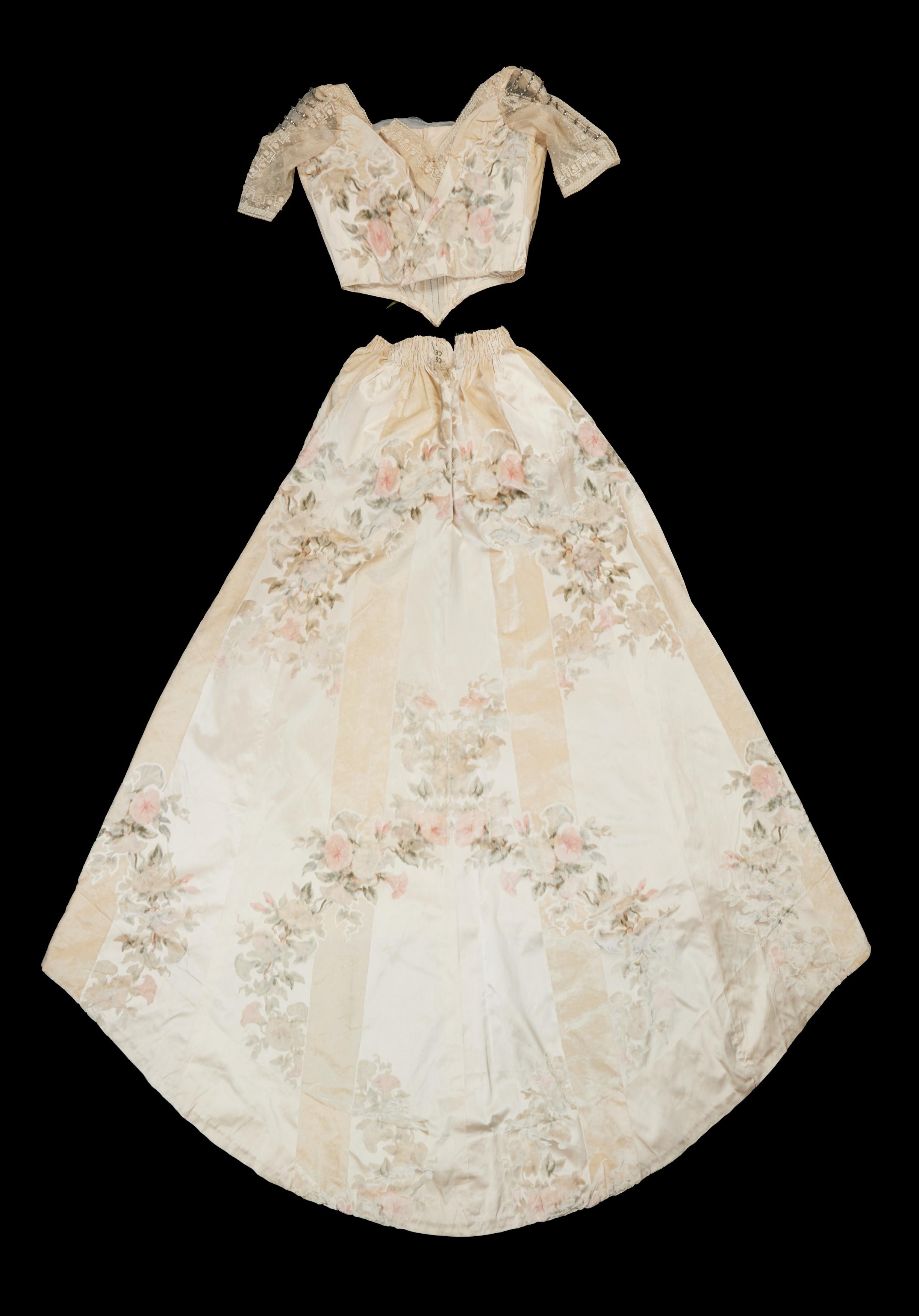 Powerhouse Collection - Womens evening dress by House of Worth, c. 1900