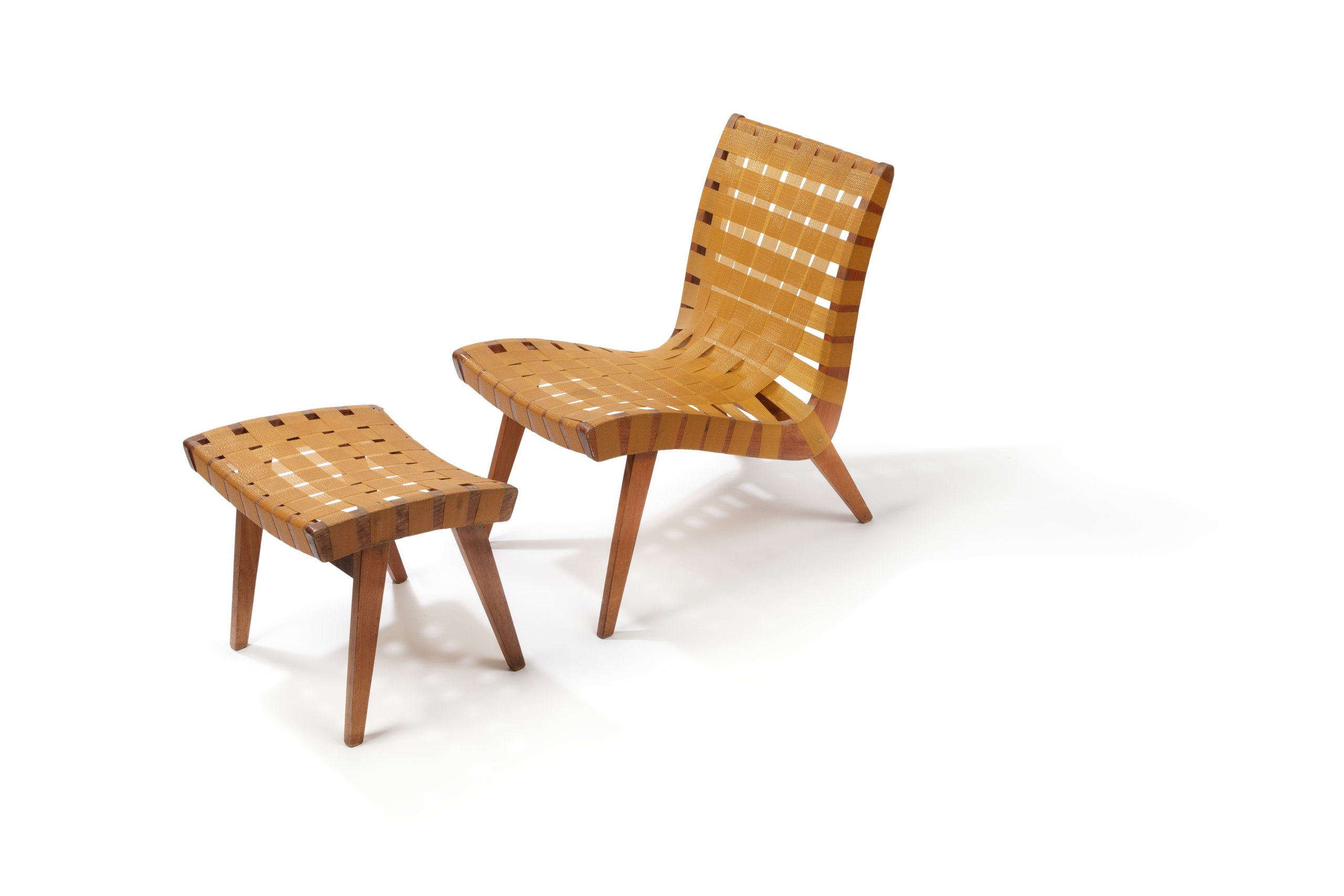 Chair and stool by Douglas Snelling