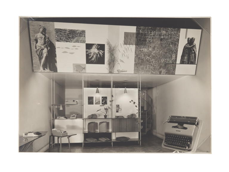 Photograph of Gordon Andrews Olivetti showroom design by Alfred Cracknell