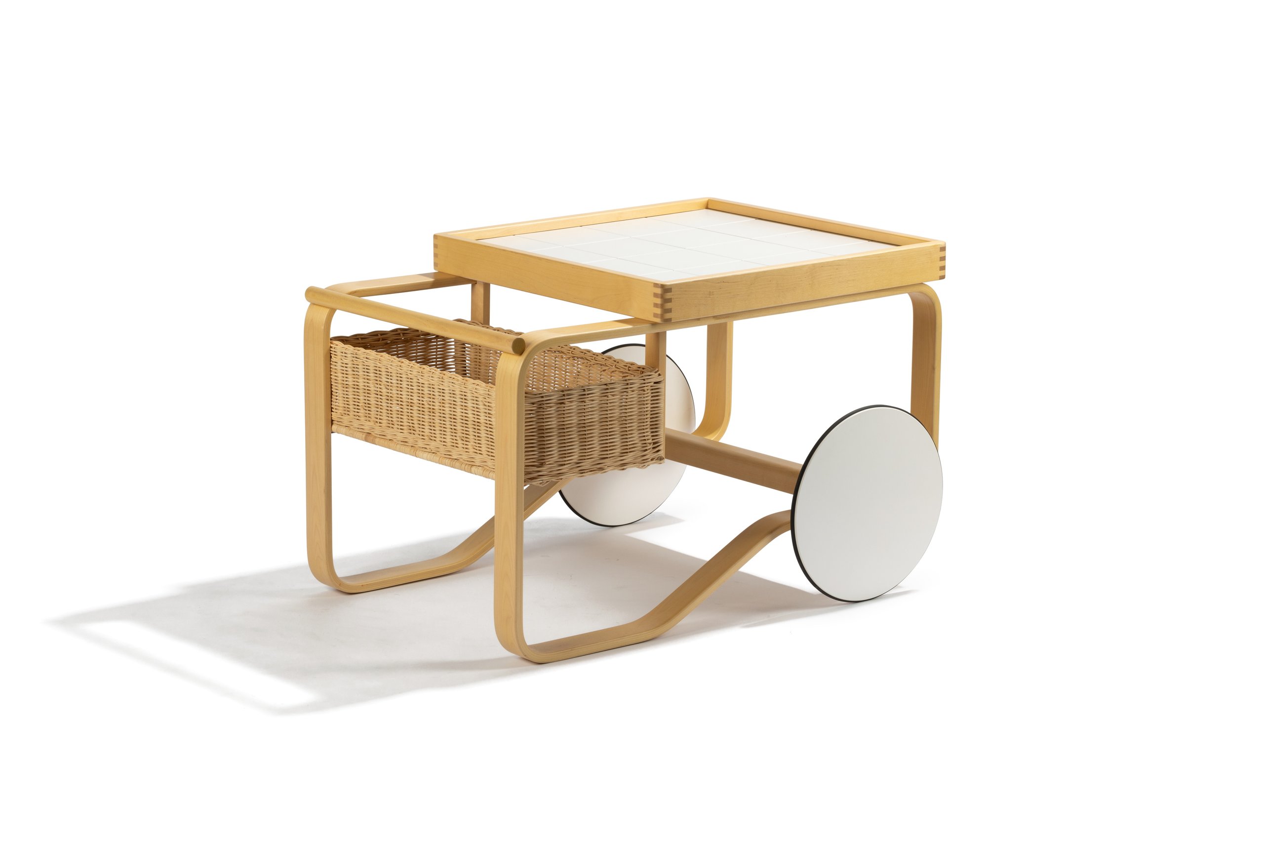900' tea trolley designed by Alvar Aalto