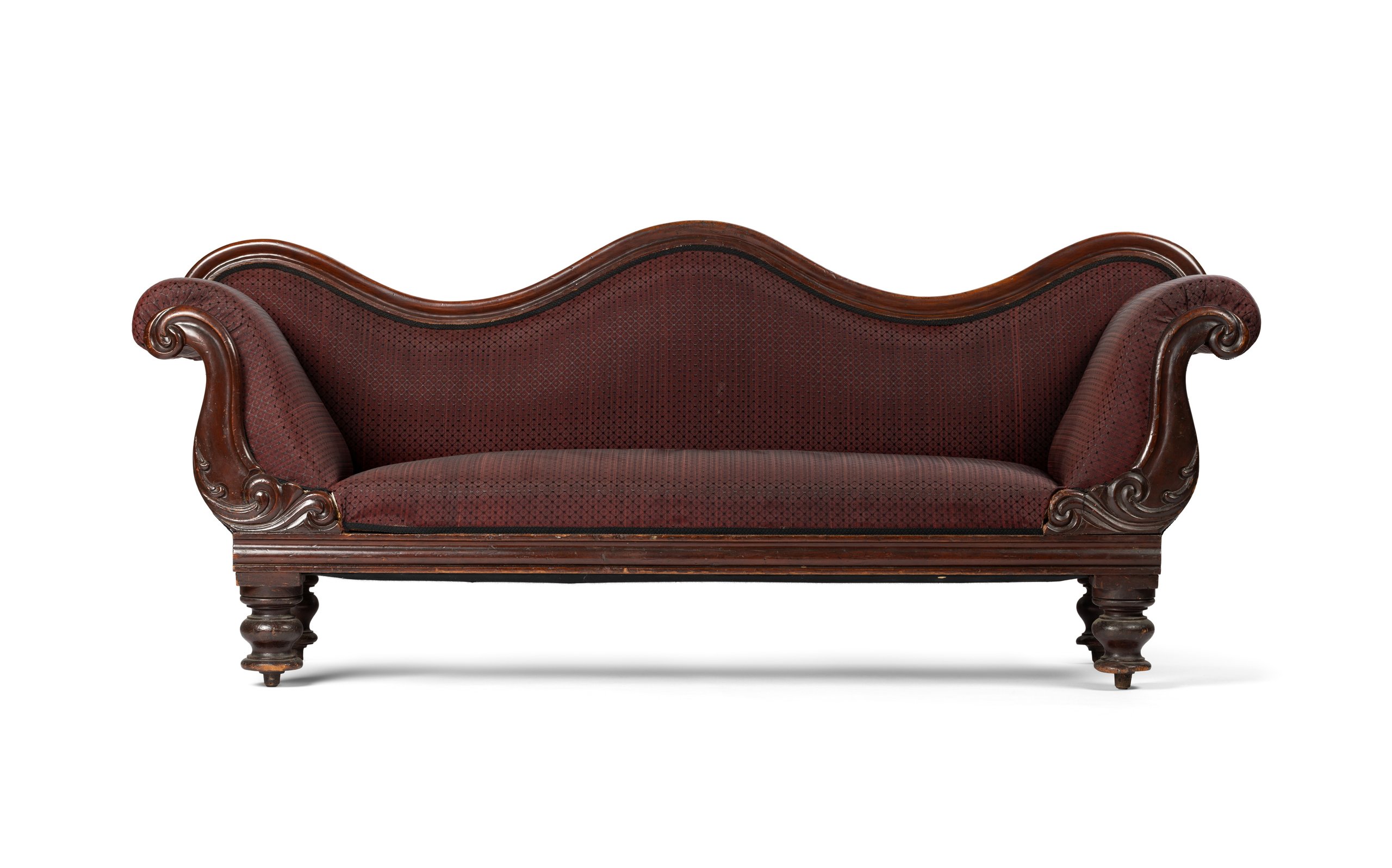 Mahogany sofa from the 19th century