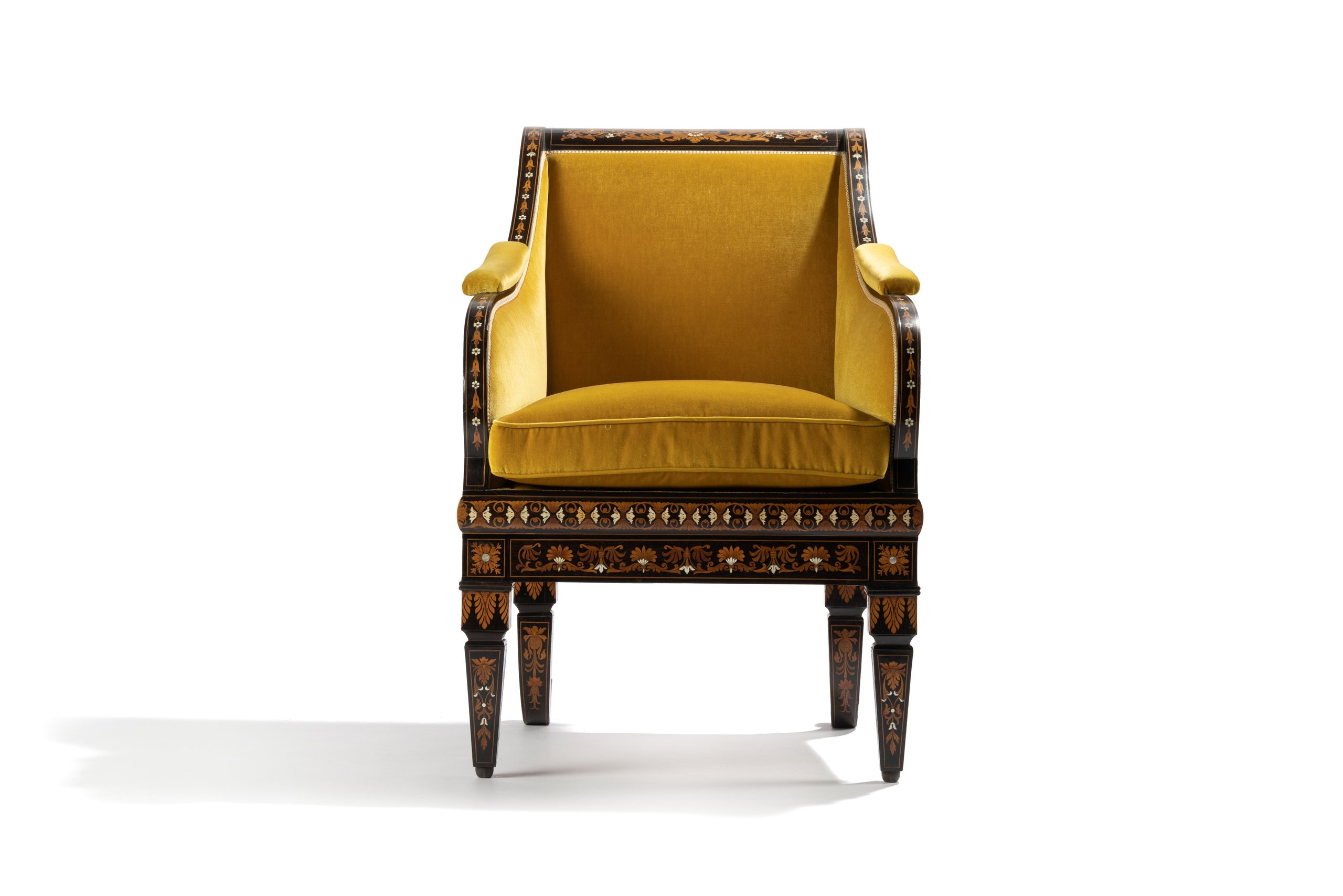 Classical revival armchair made for James Lenox