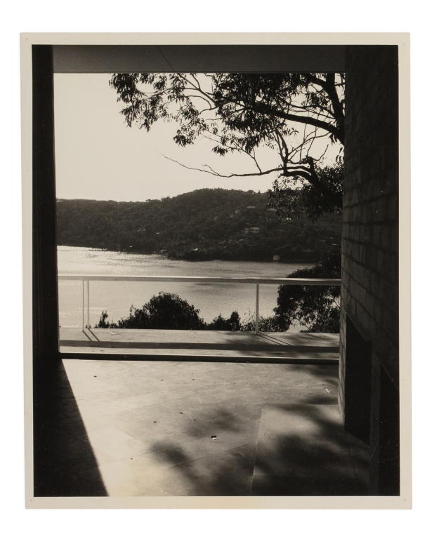 Photograph of Dahl & Geoffrey Collings' house at Castlecrag by Max Dupain