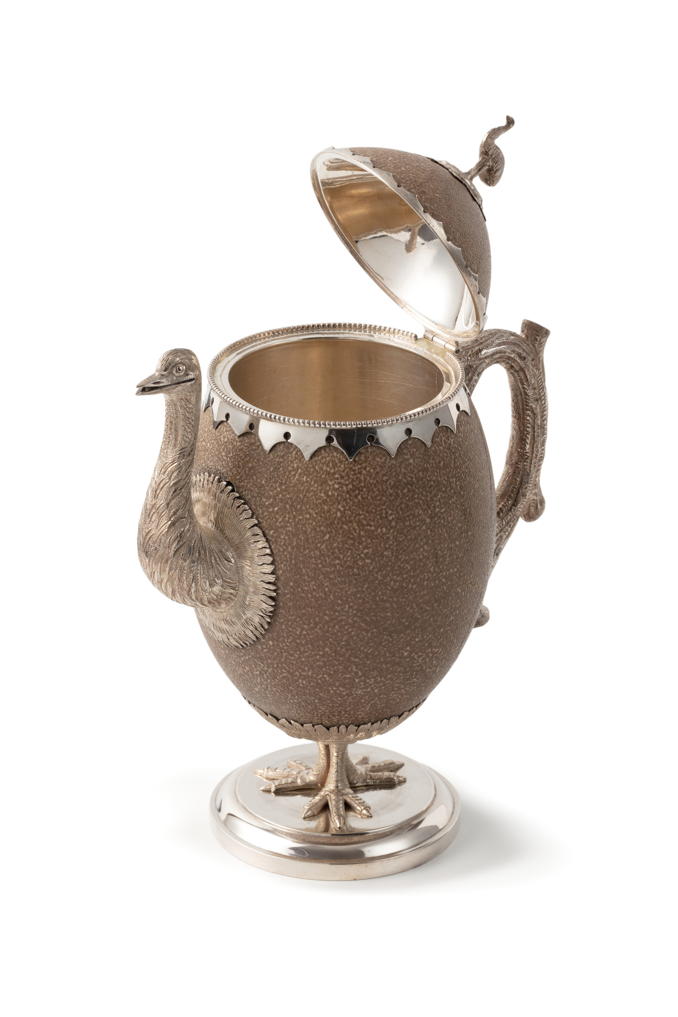 Emu egg teapot by Evan Jones