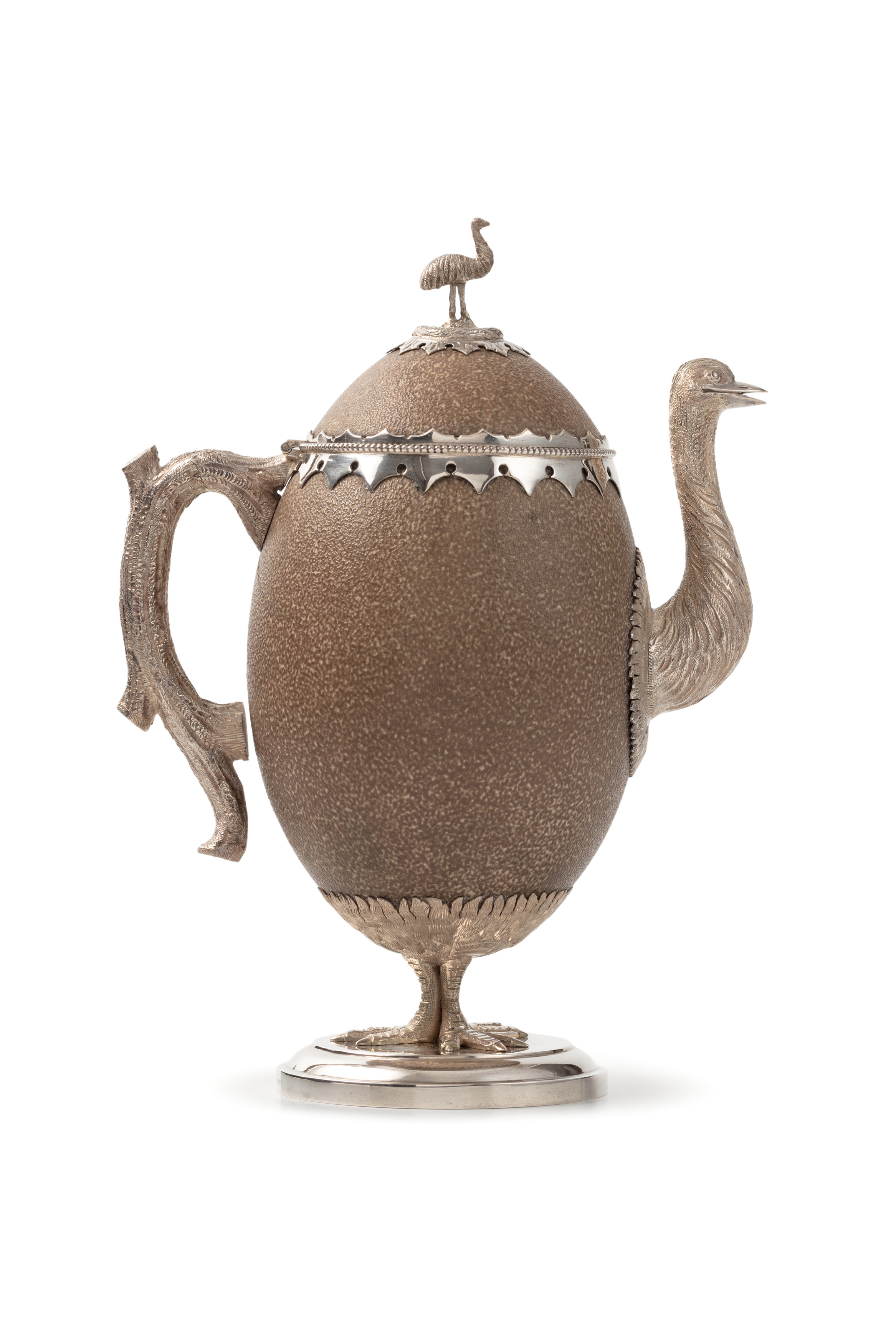 Emu egg teapot by Evan Jones