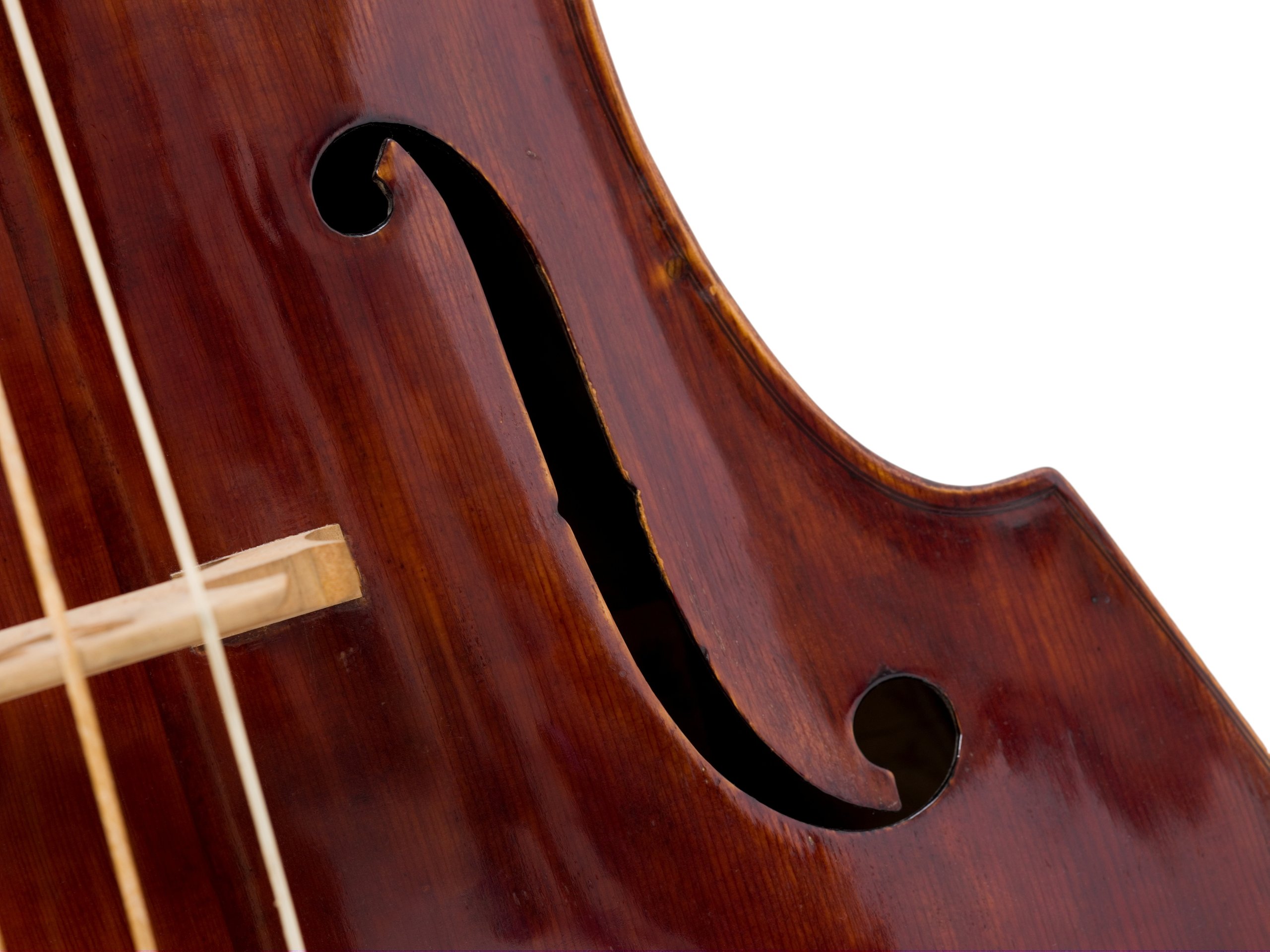 Double bass made by John Devereux