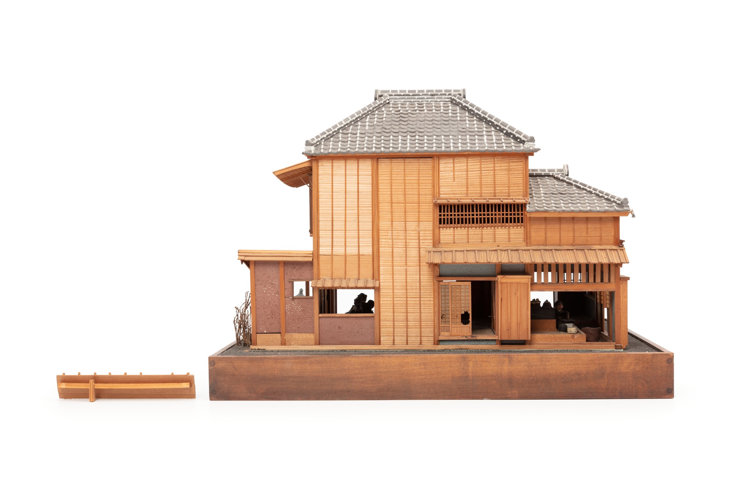 Architectural model of a Japanese country house