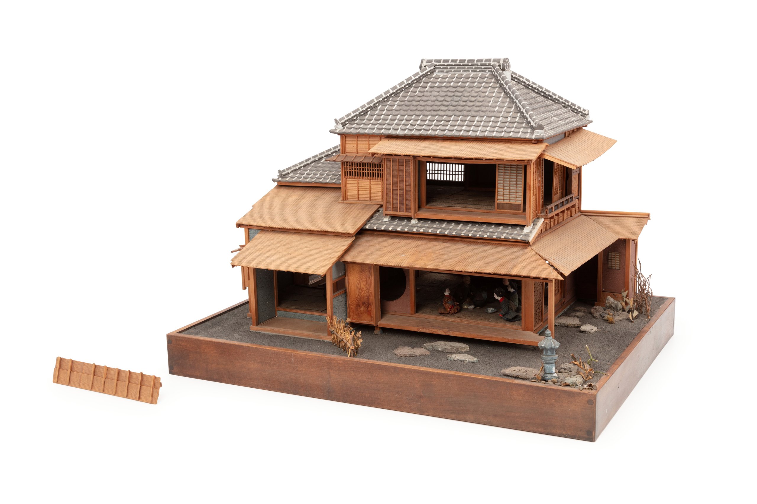 Architectural model of a Japanese country house