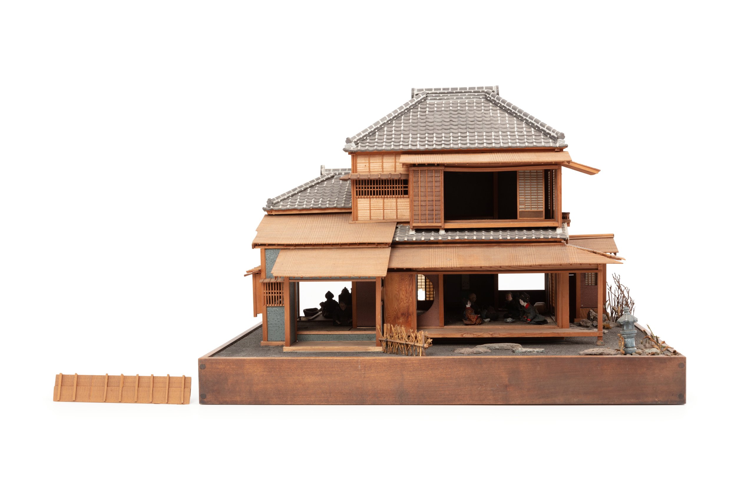 Architectural model of a Japanese country house