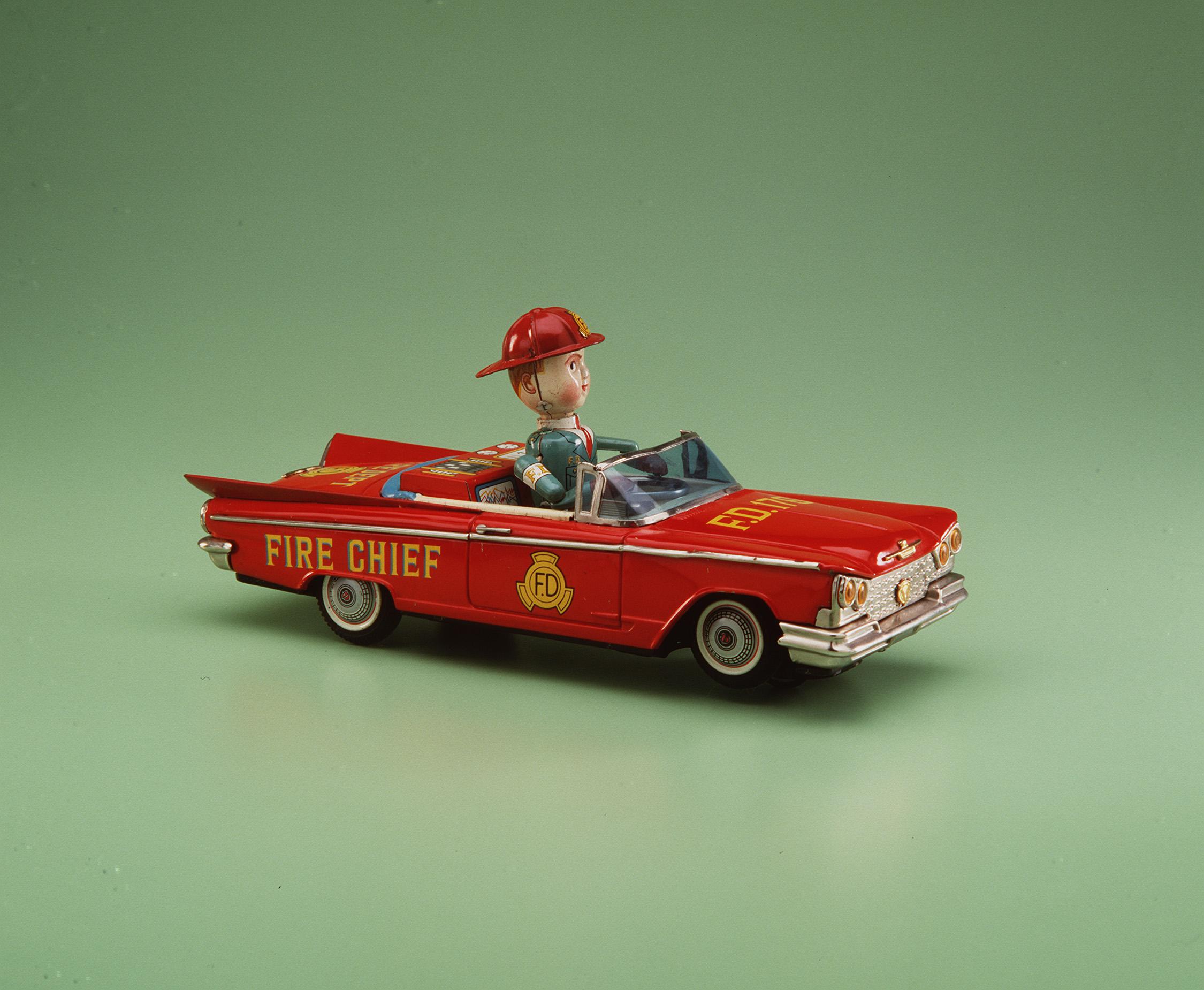 レア　消防車 FIRE CHIEF CAR Powerhouse Collection - Toy Fire Chief's car, 1926-1985