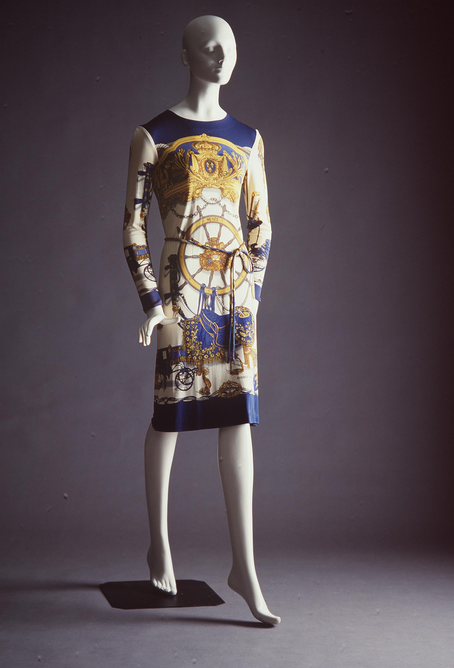 Powerhouse Collection - Womens silk jersey dress designed by Hermes