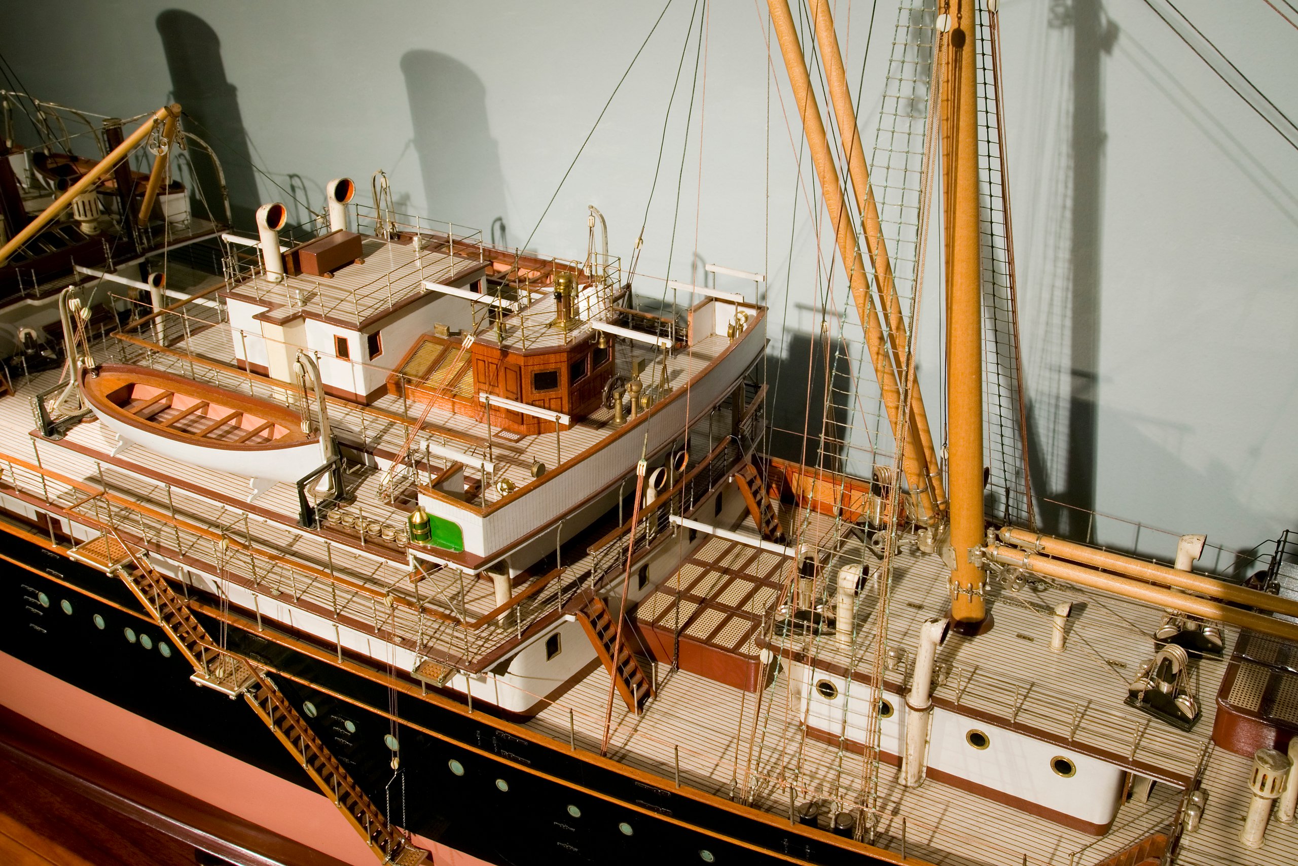 Ship model; steel turbine steamer "Maheno".