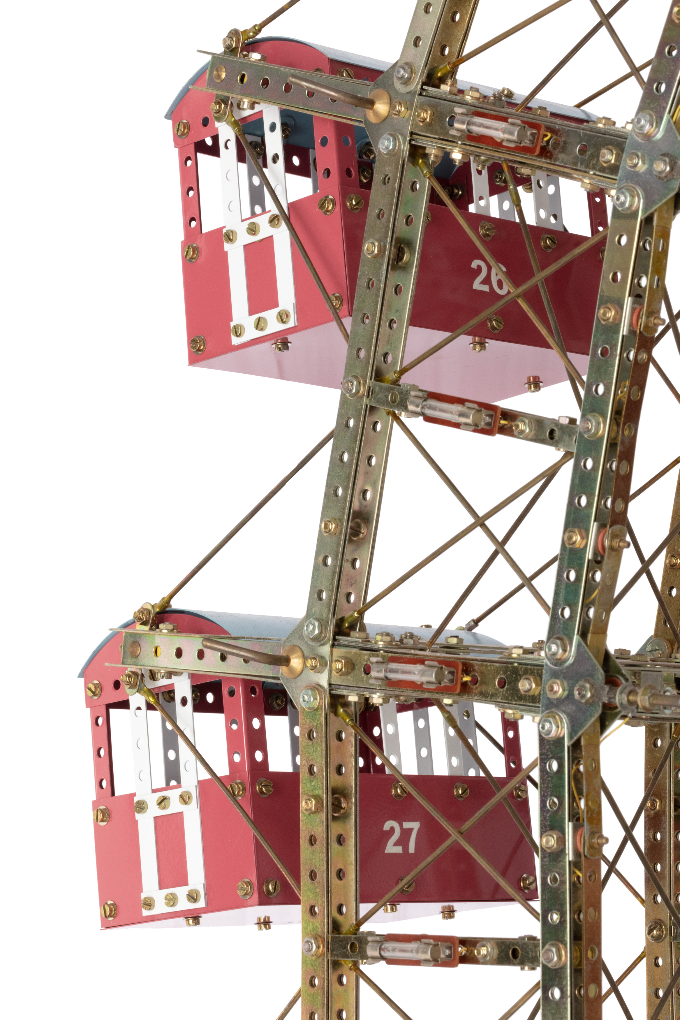 Large Meccano model of ferris wheel in Vienna