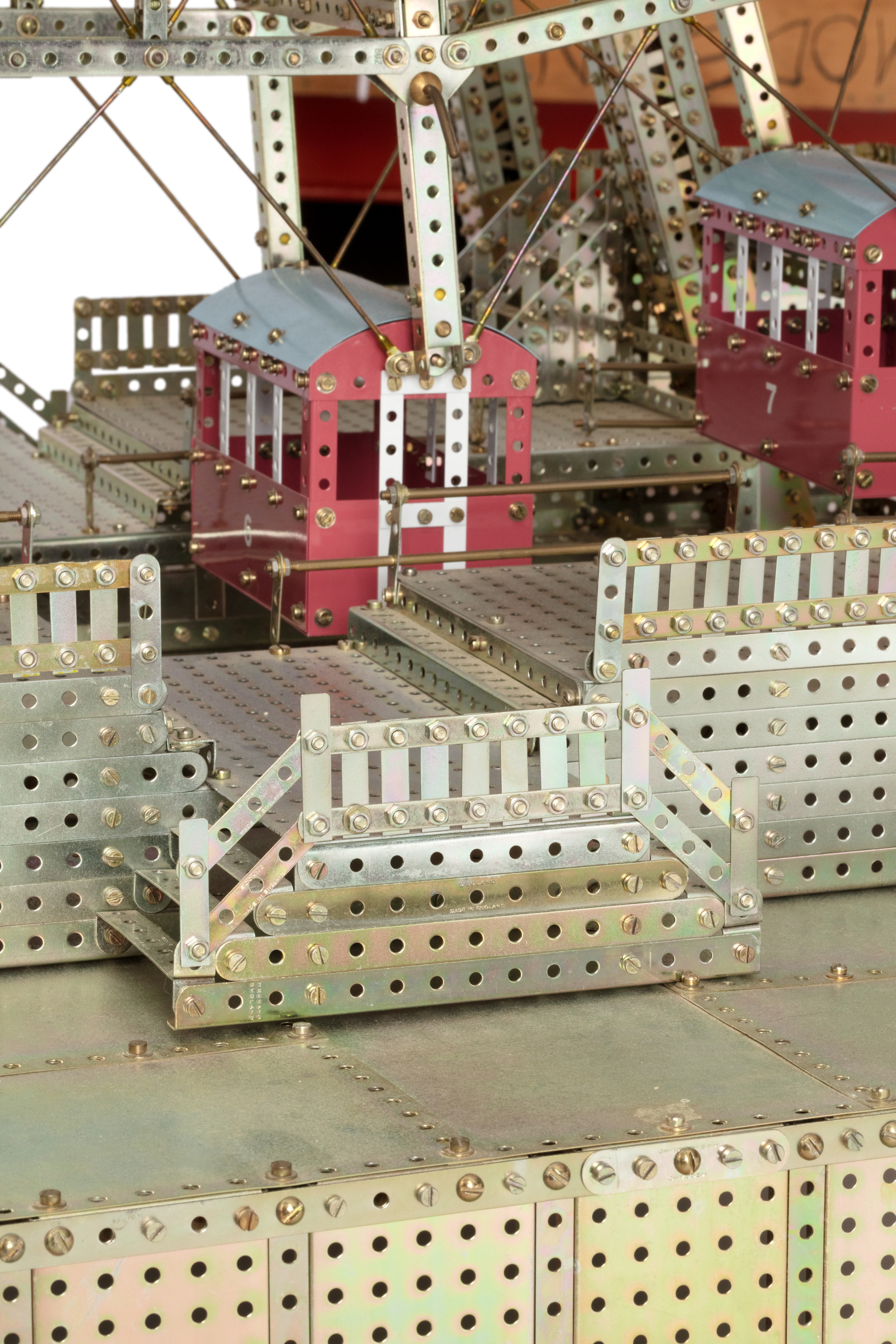 Large Meccano model of ferris wheel in Vienna