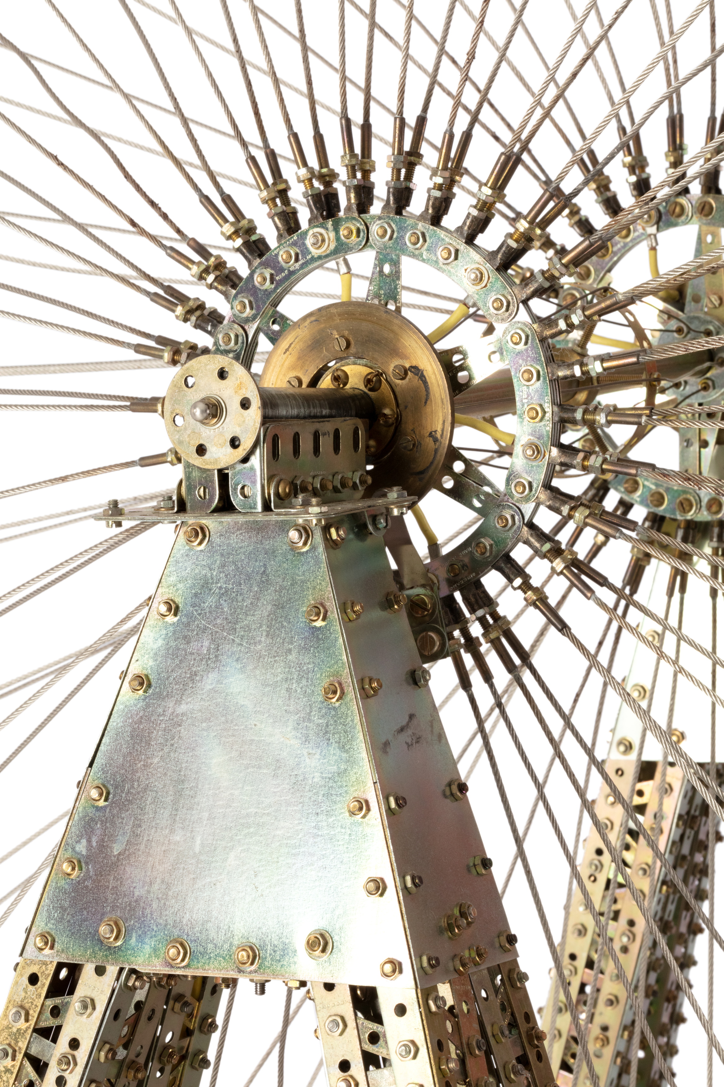 Large Meccano model of ferris wheel in Vienna