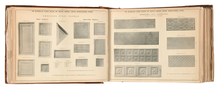 Wunderlich 'Patent Embossed Metal Ceilings' catalogue