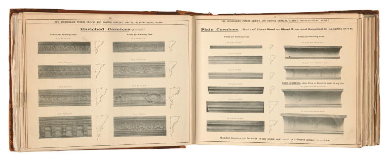 Wunderlich 'Patent Embossed Metal Ceilings' catalogue