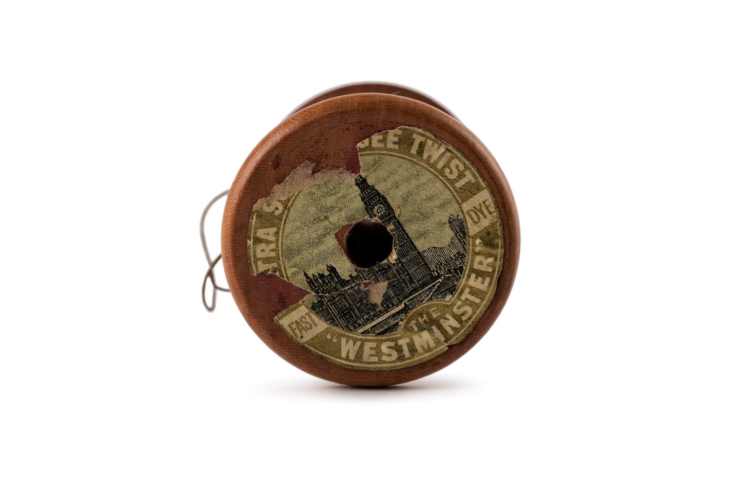 Thread reel used by Ron Gillman