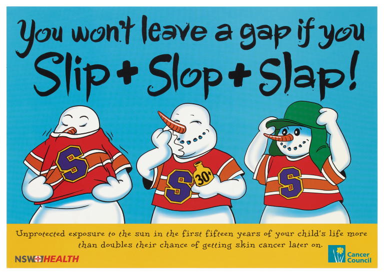 'Slip, Slop, Slap' poster